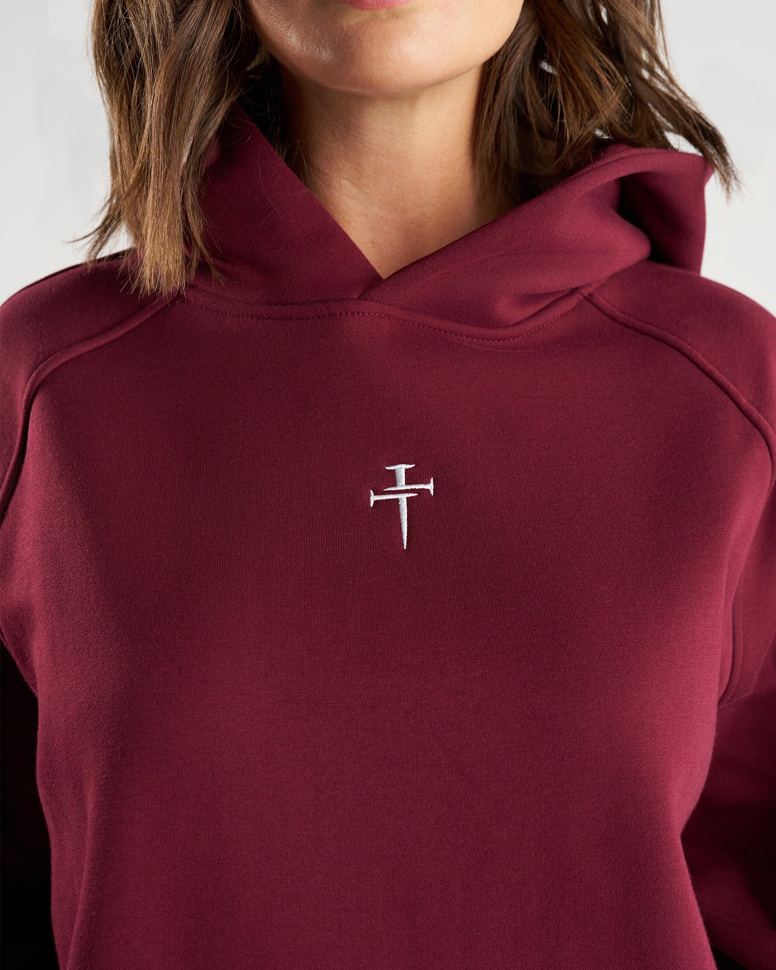 Signature Fleece Hoodie - Merlot