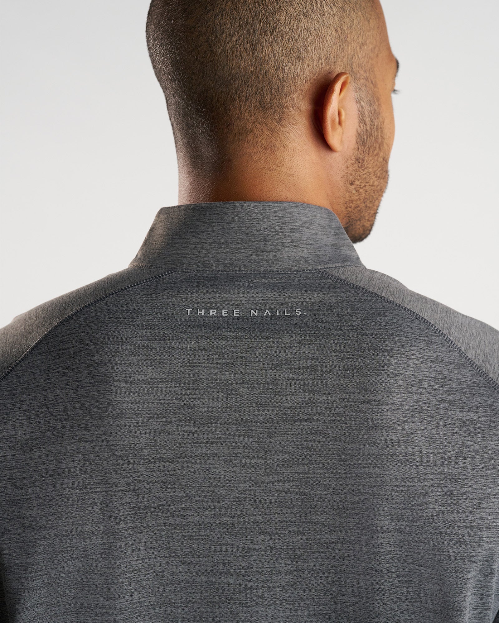 Core Quarter Zip - Space Grey Marl
