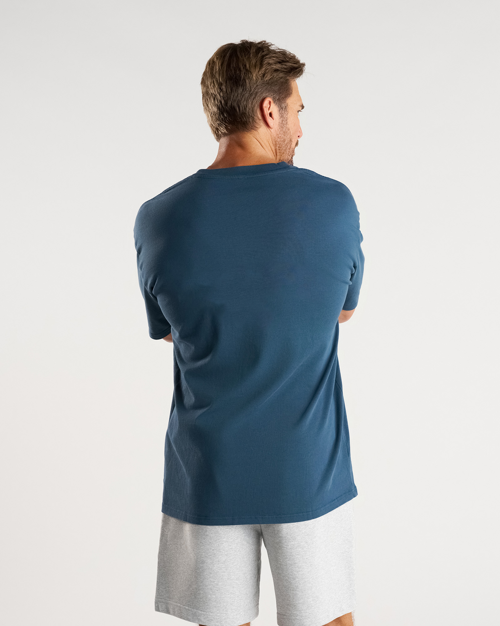 Heavyweight Cotton Oversized Tee - Midnight Navy