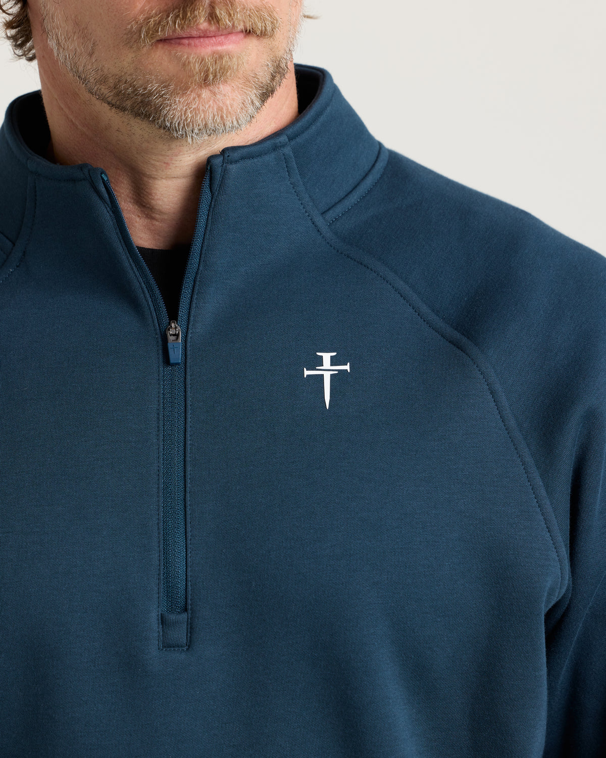Signature Fleece Quarter Zip - Midnight Navy