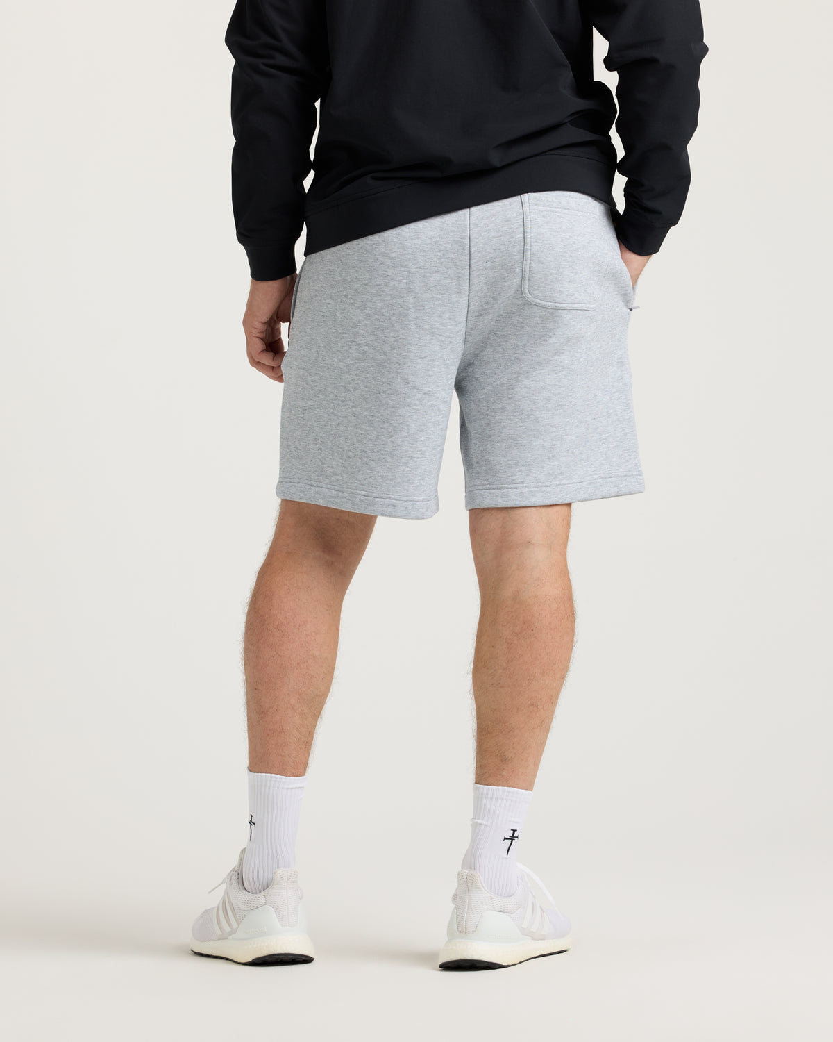 Signature Fleece Sweatshorts - Heather Grey