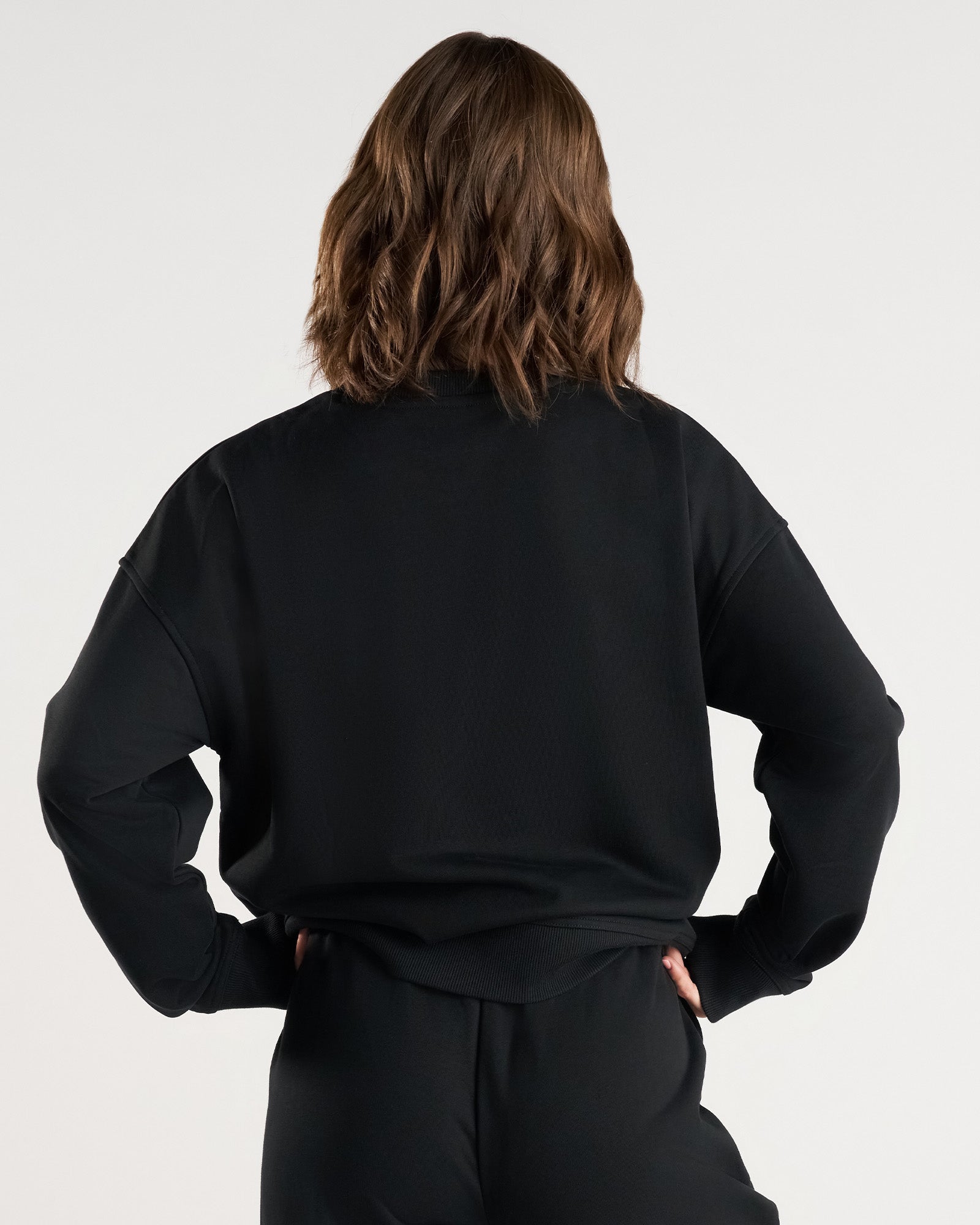 Women’s French Terry Crewneck - Black