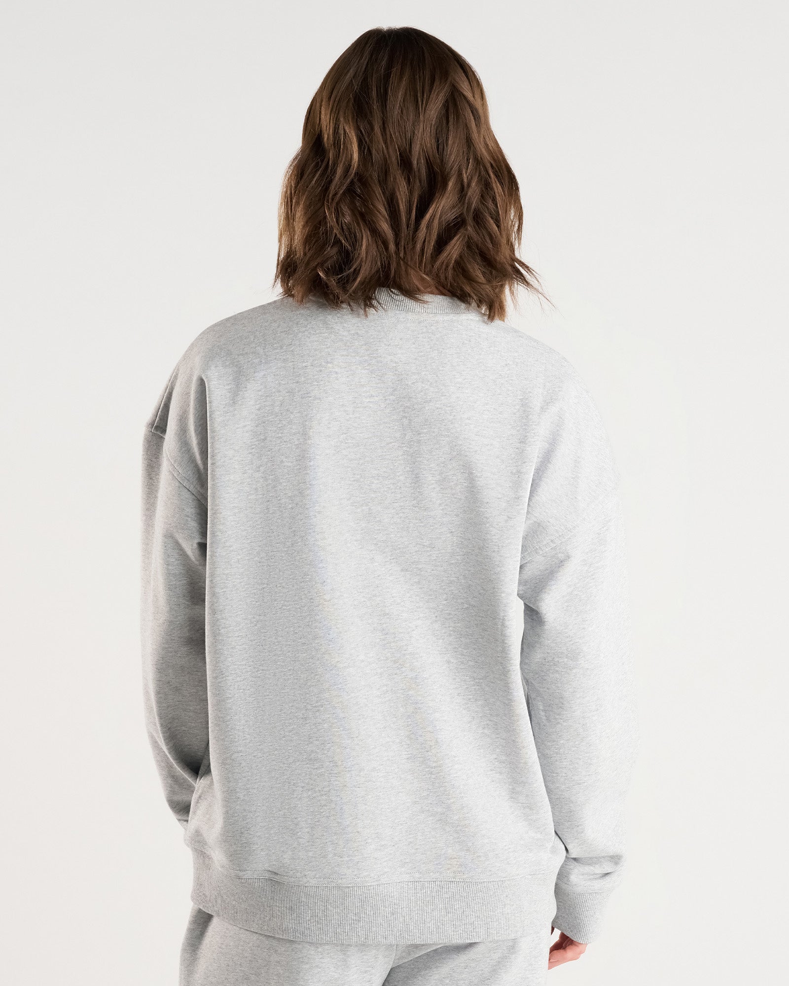 Women’s French Terry Crewneck - Heather Grey