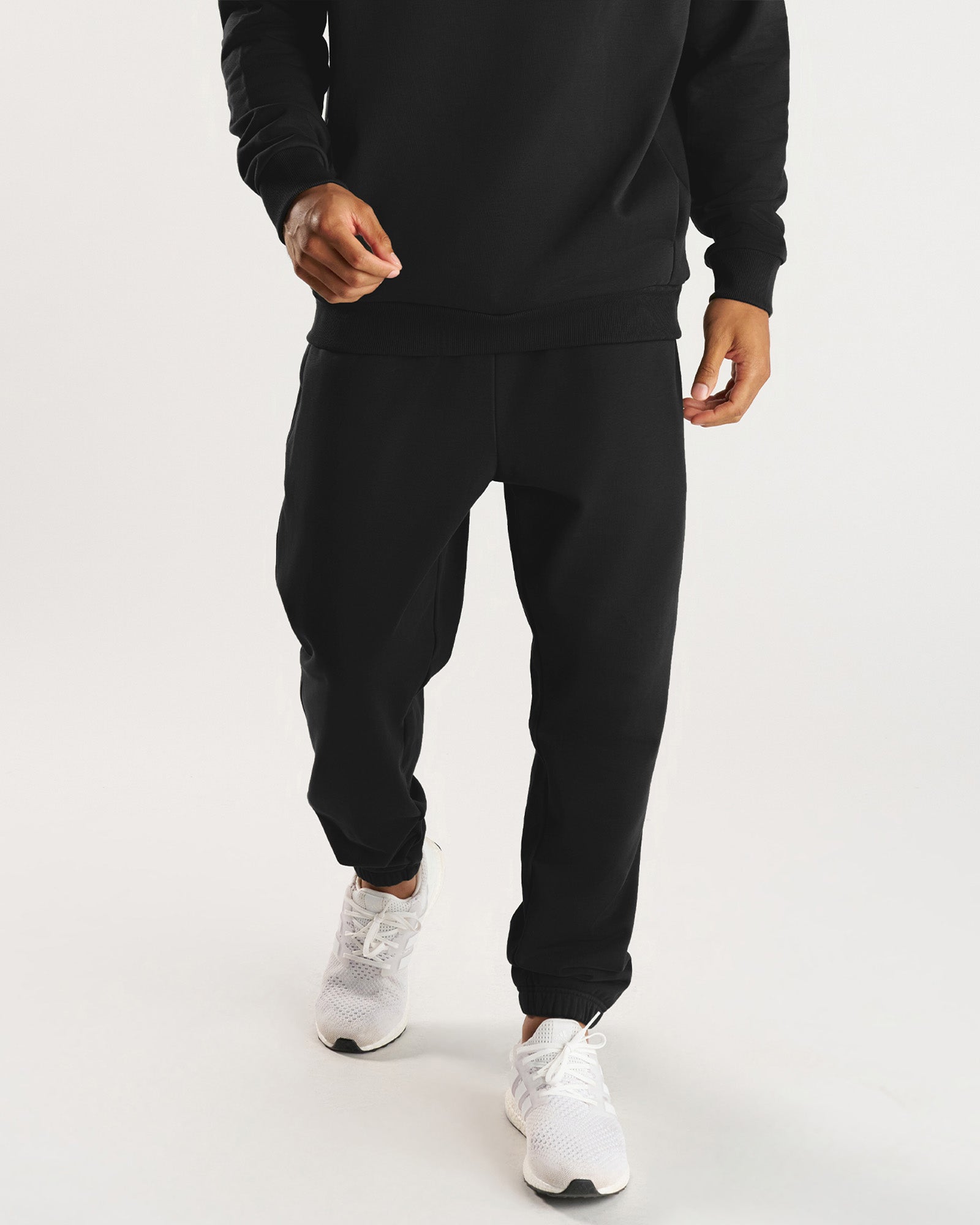 French Terry Sweatpants - Black
