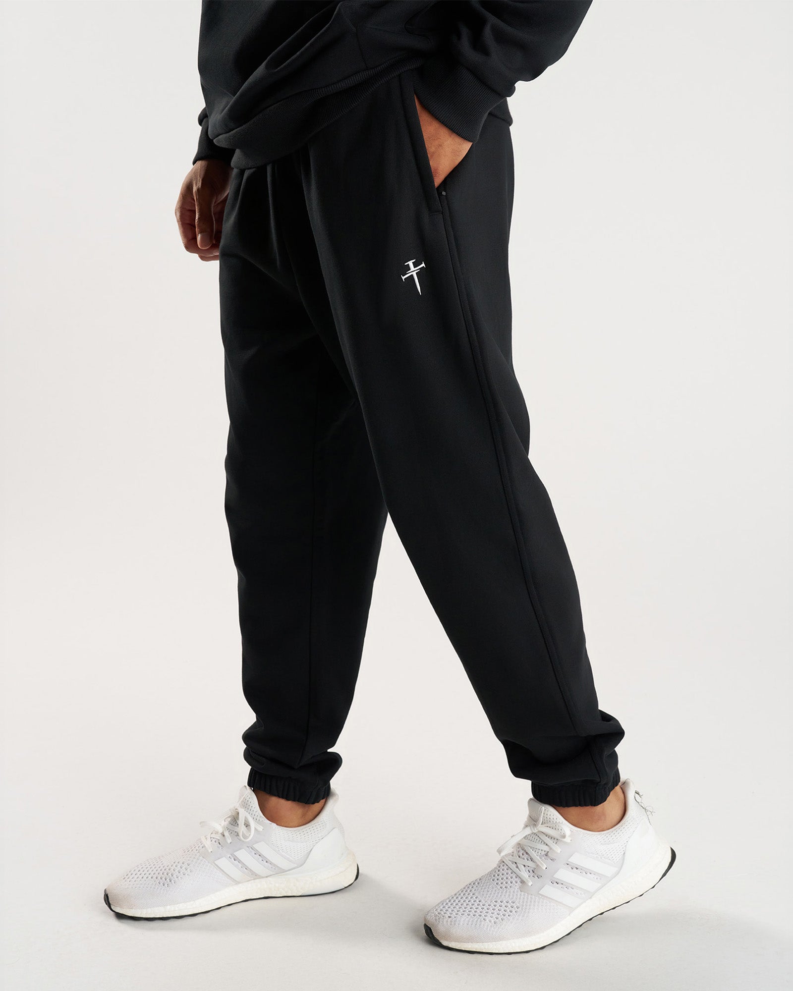 French Terry Sweatpants - Black