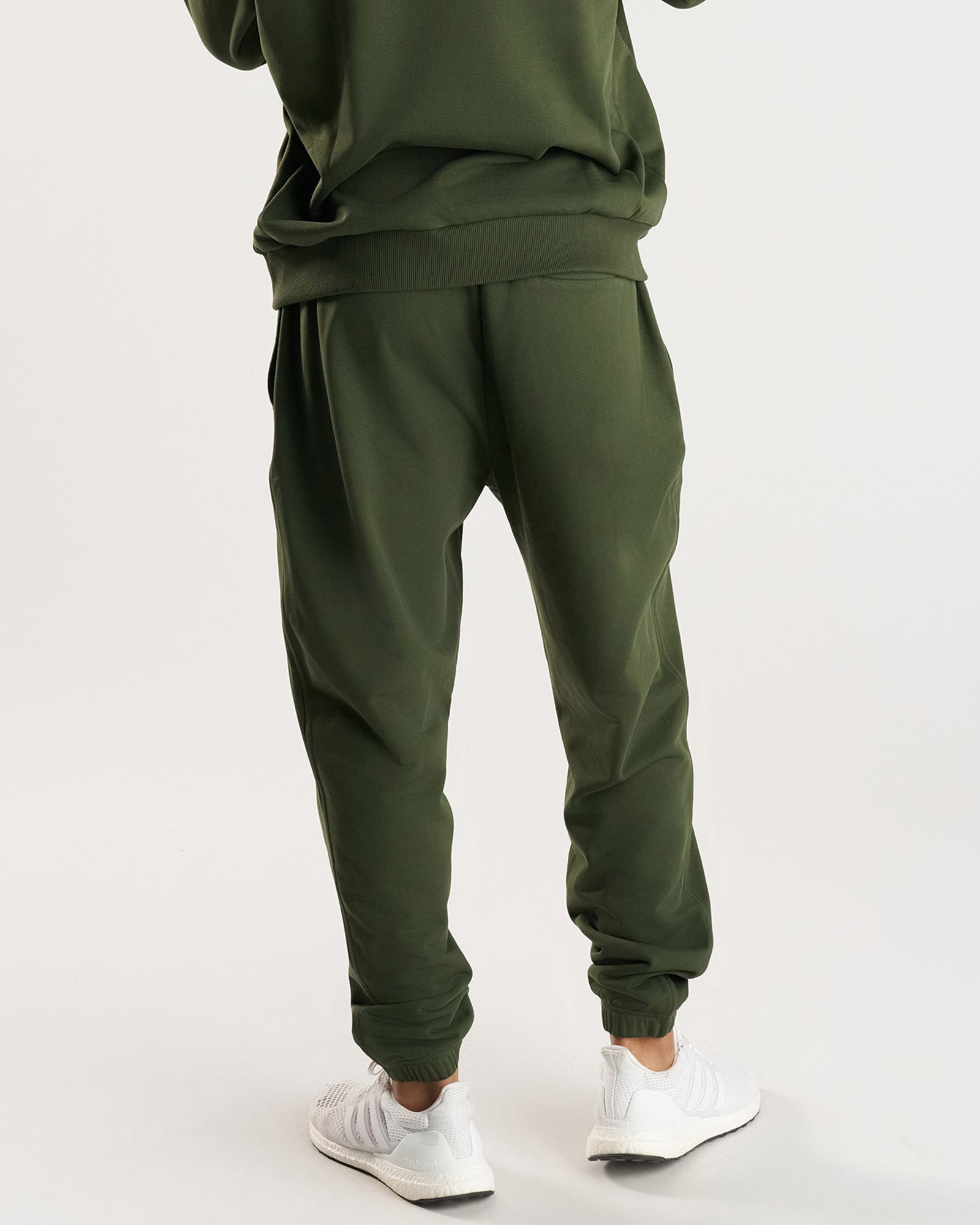 French Terry Sweatpants - Dark Pine