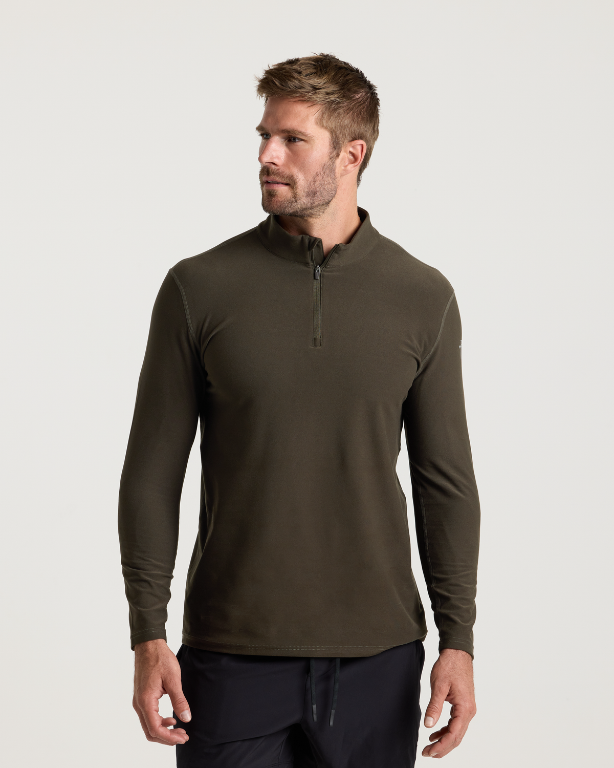 Haven Performance Quarter Zip - Burnt Olive
