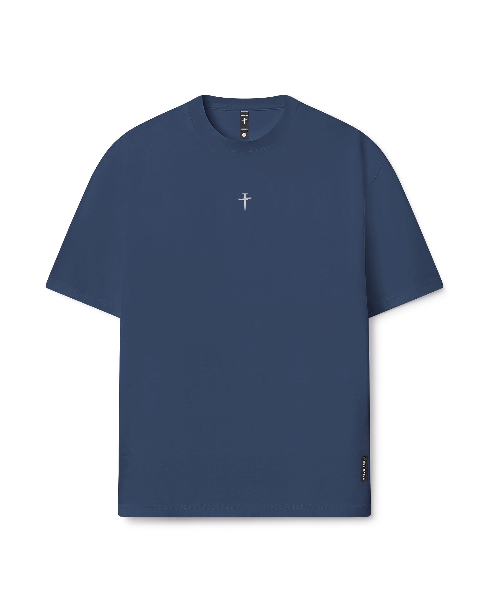 Heavyweight Cotton Oversized Tee - Midnight Navy