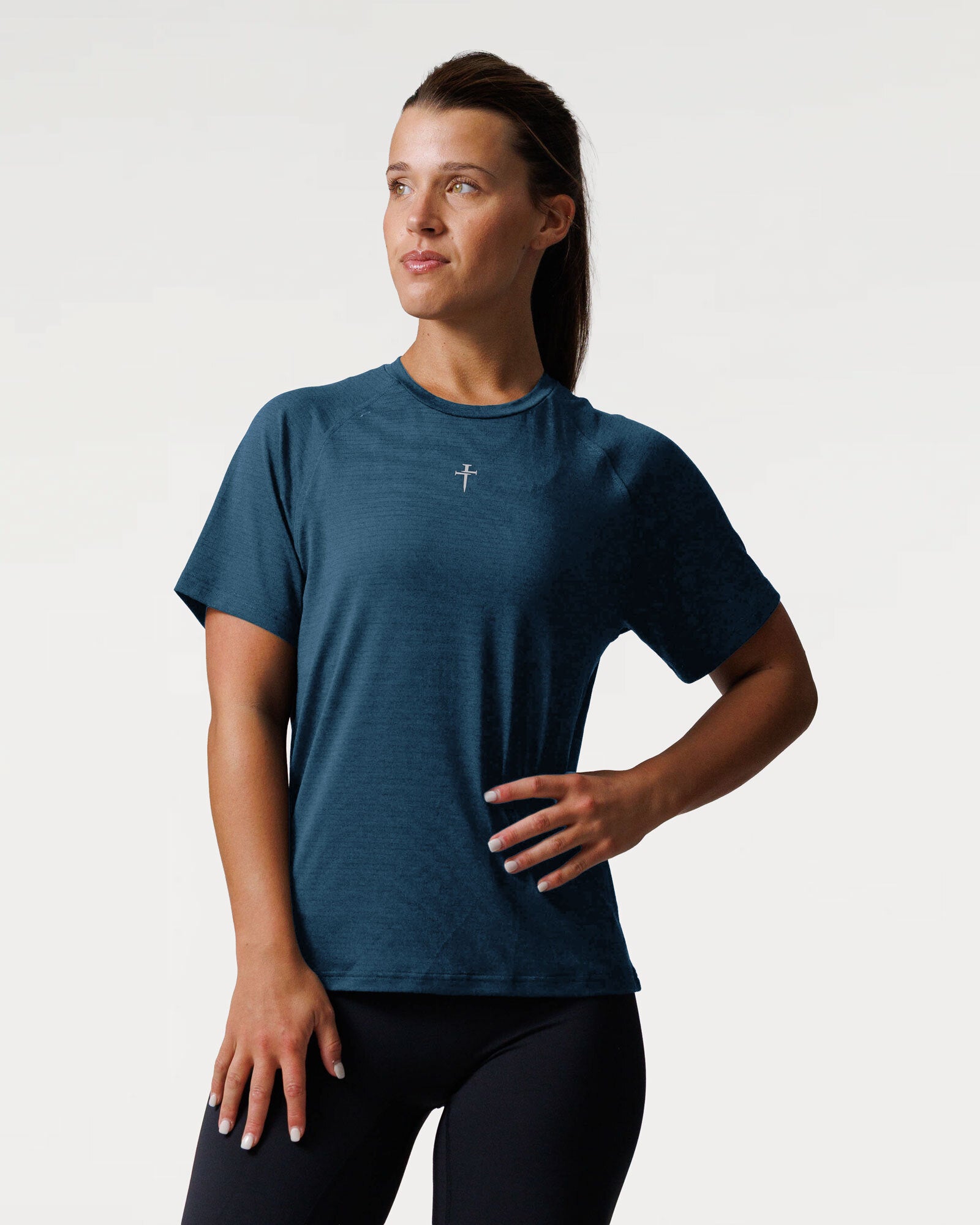Women's Aion-Lite™ Tee "Cross" - Midnight Navy