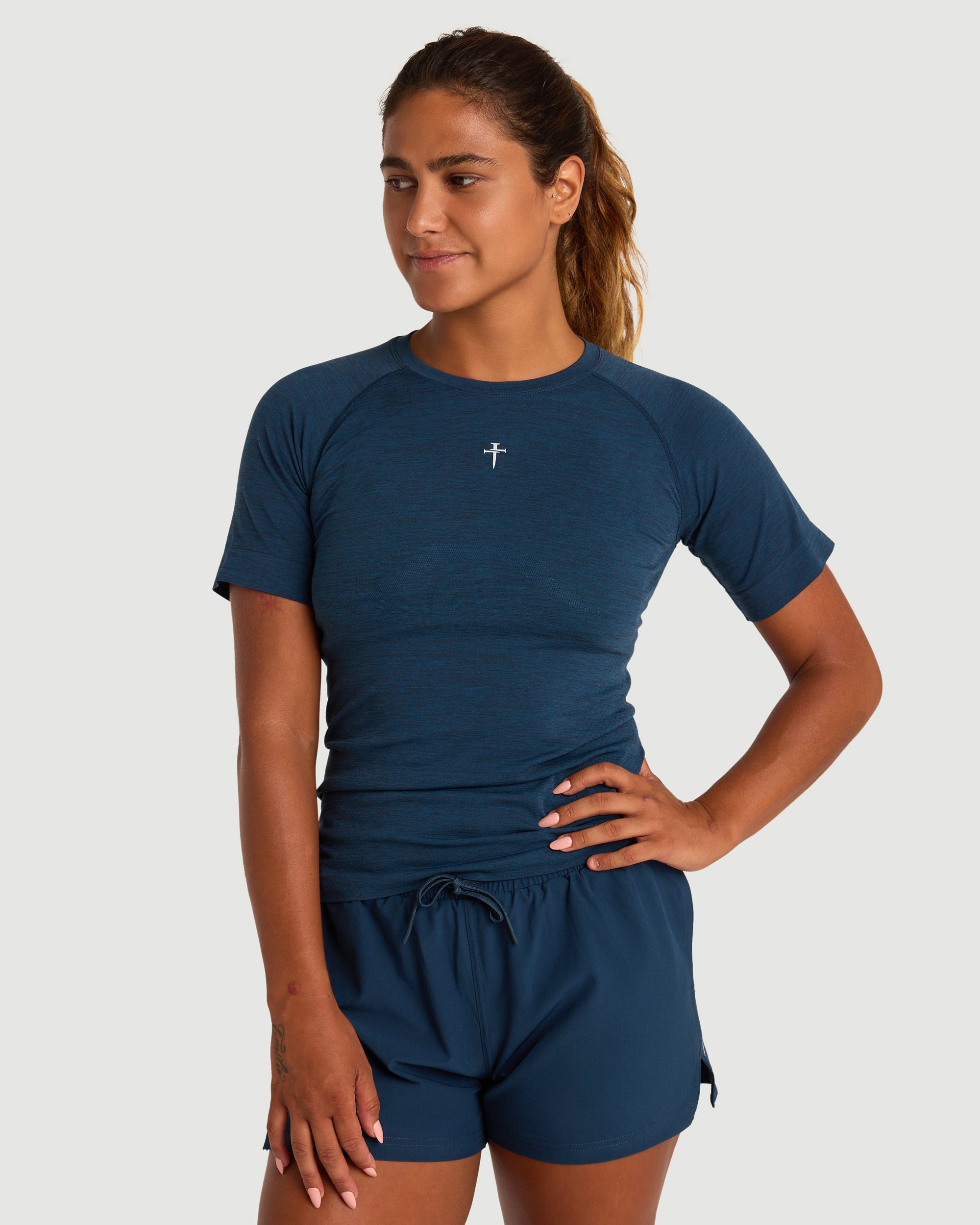 Women's Seamless Tee - Midnight Navy