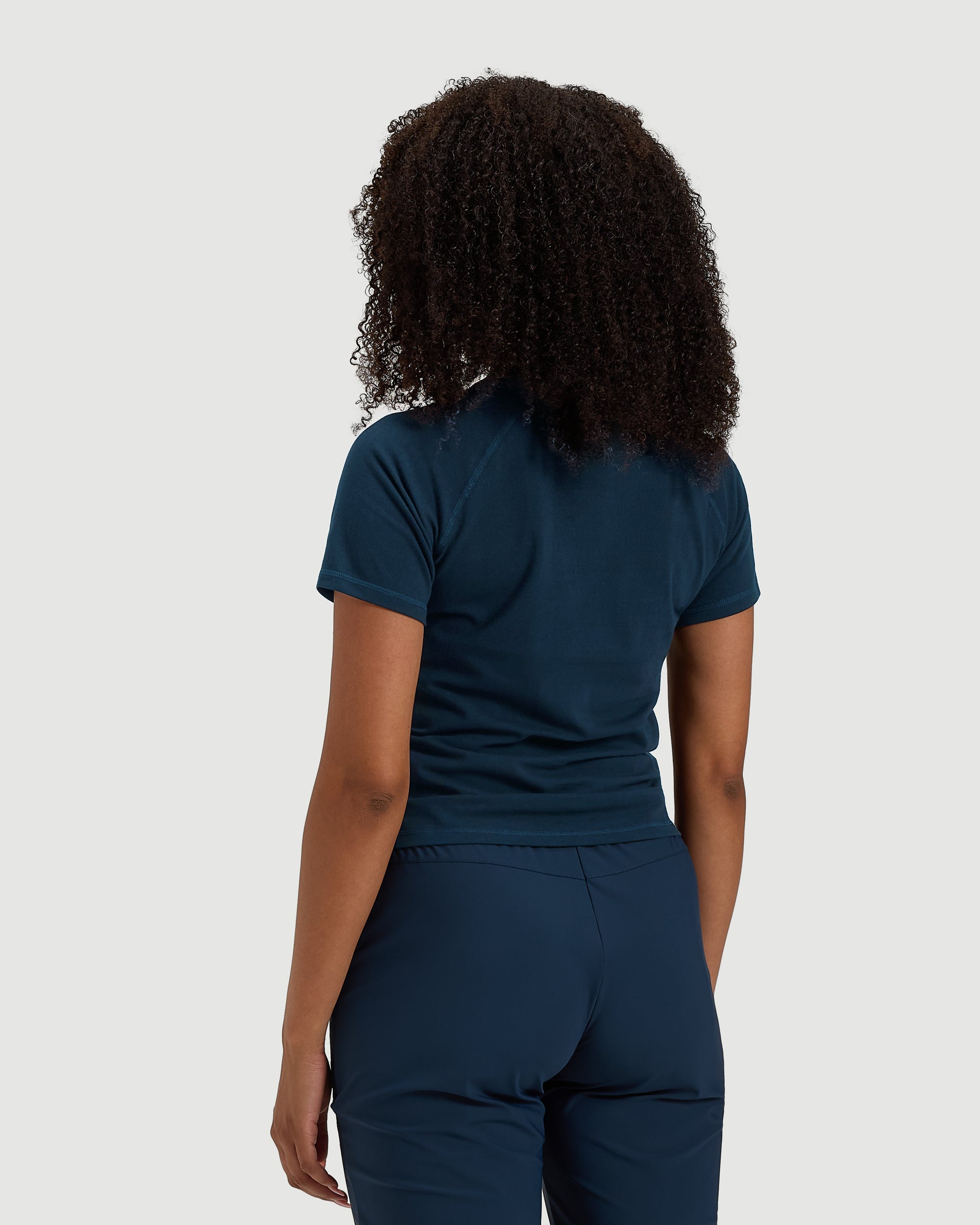 Women's Supima® Cotton Tee - Midnight Navy