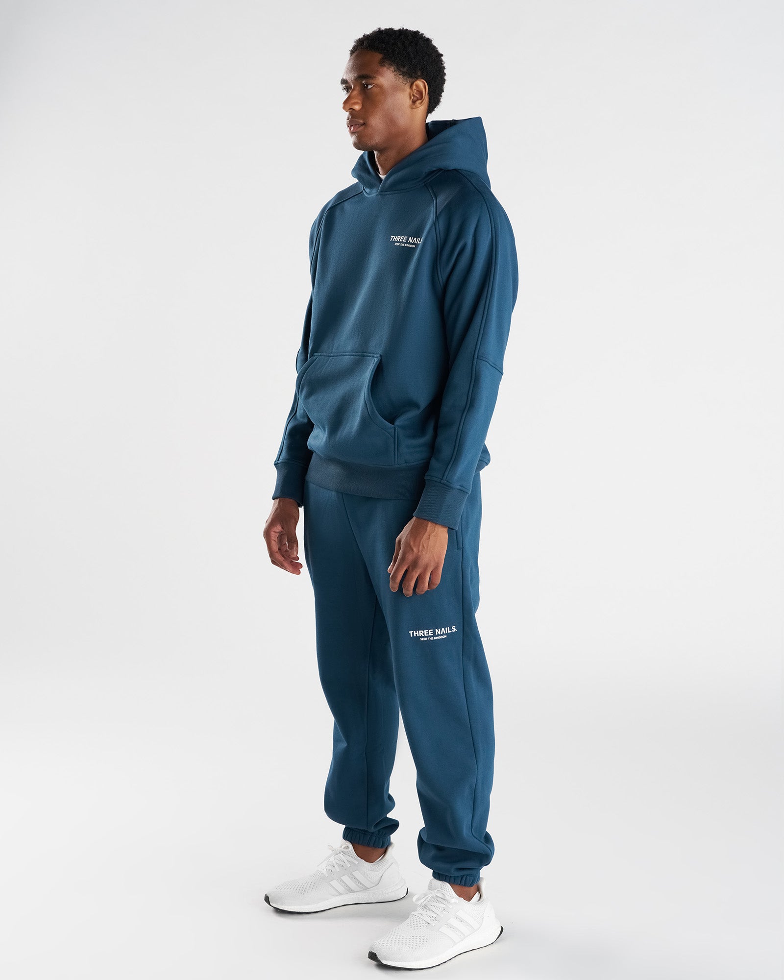 Signature Fleece Sweatpants "STK" - Midnight Navy