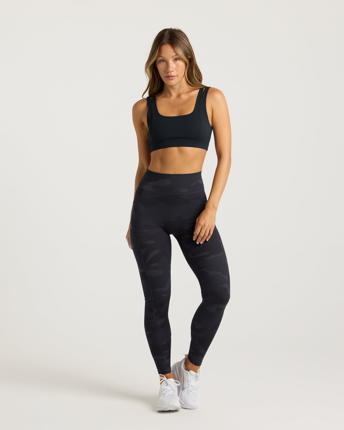 Nova Pocket Legging 27" - Black Camo