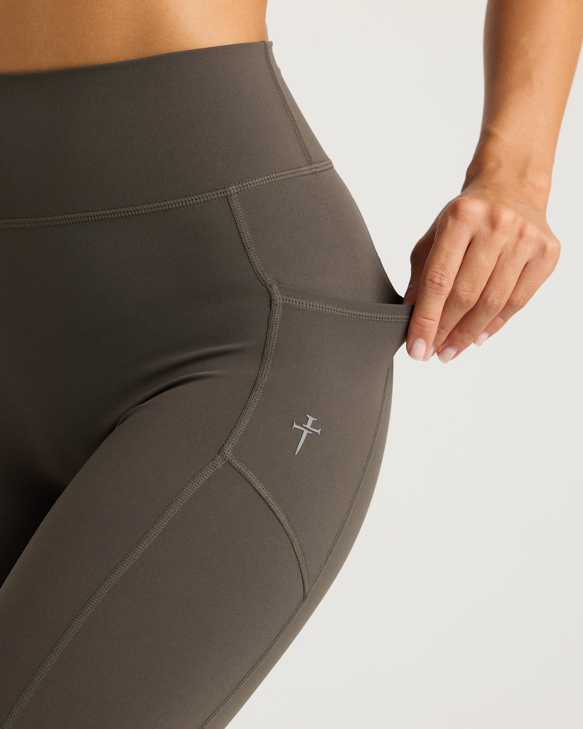 Nova Pocket Legging 27" - Burnt Olive