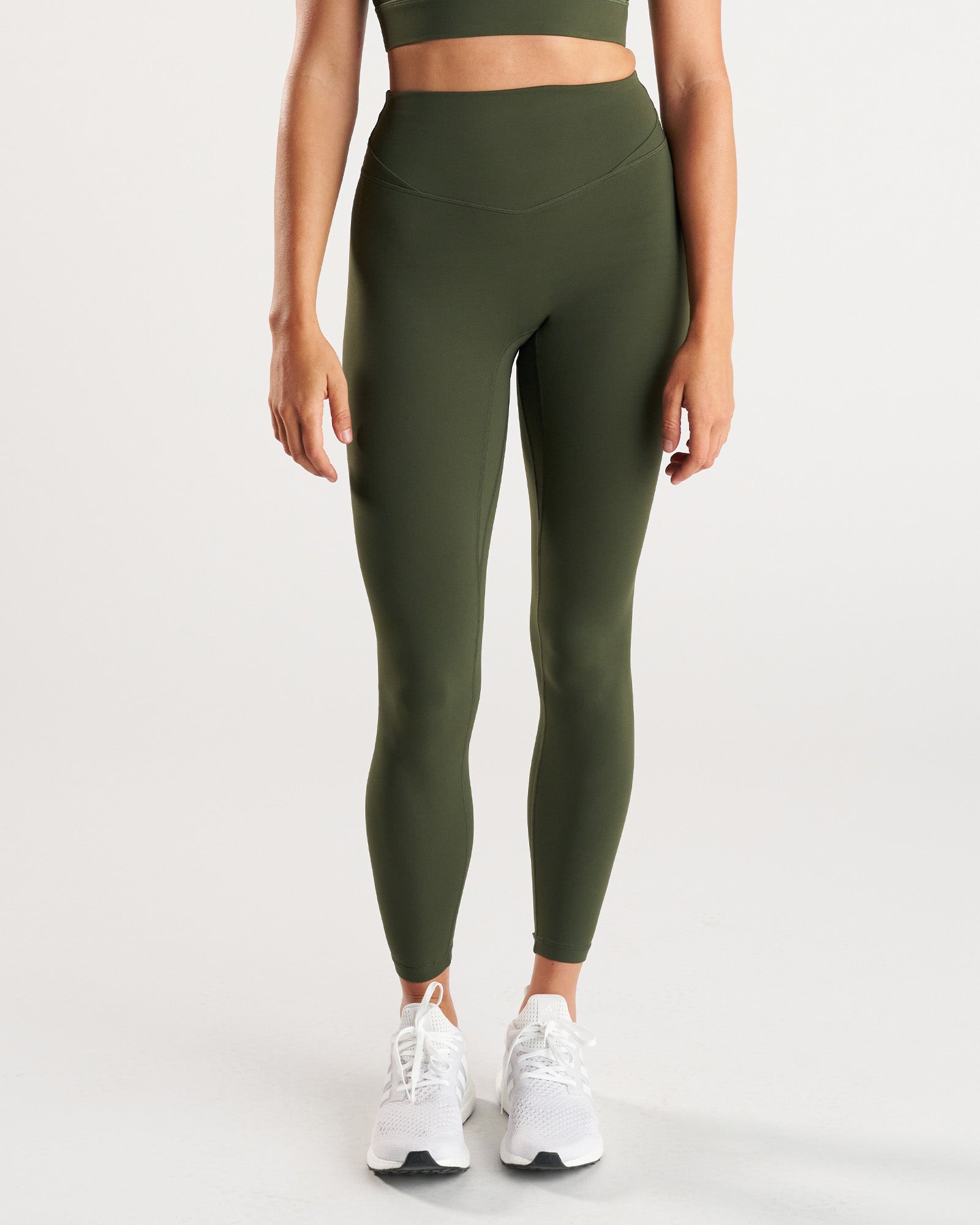 Nova Zip Legging - Dark Pine