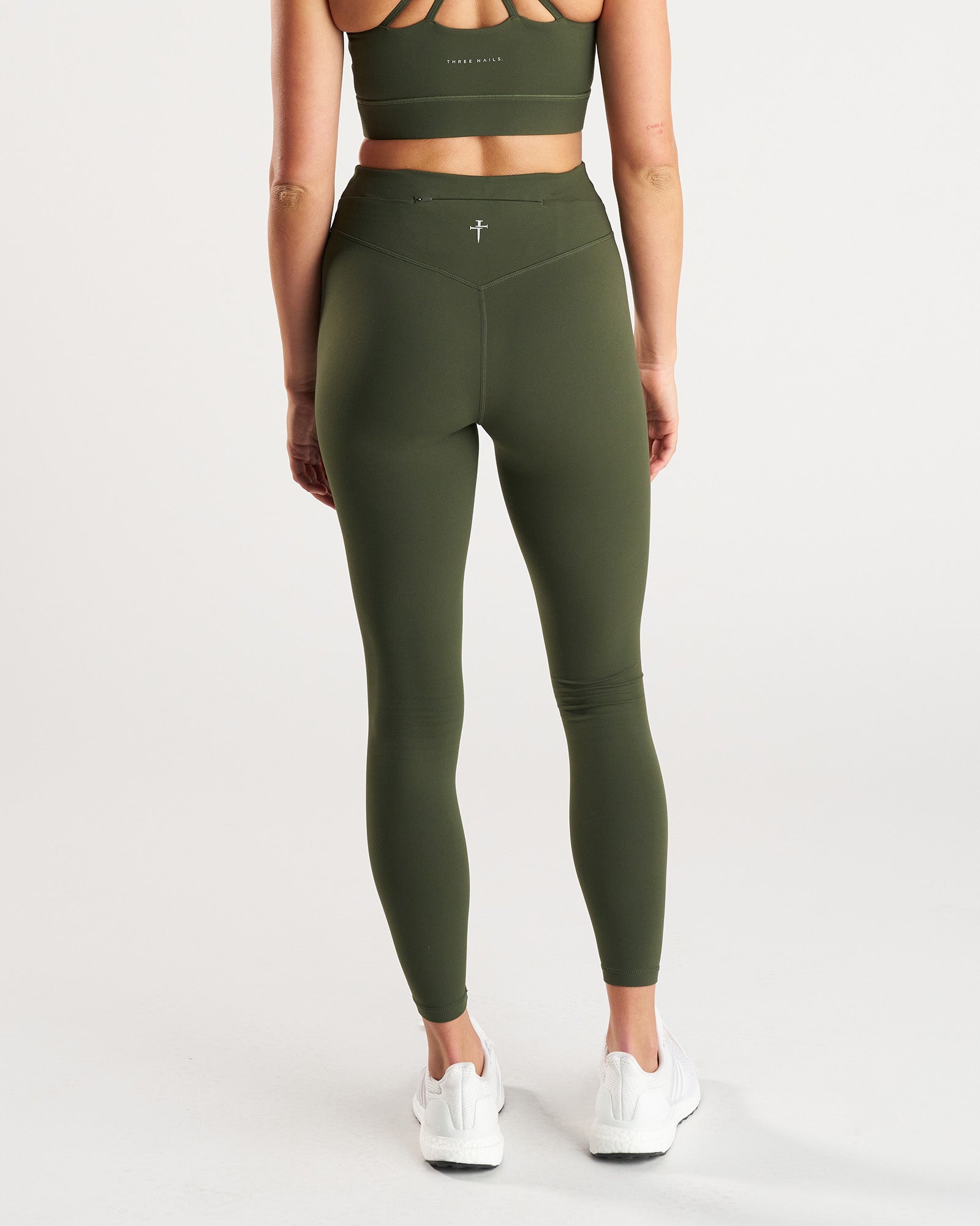 Nova Zip Legging - Dark Pine