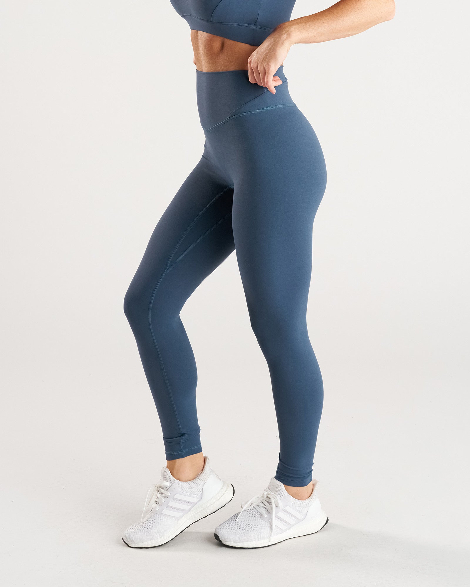 Nova Zip Legging - Midnight Navy