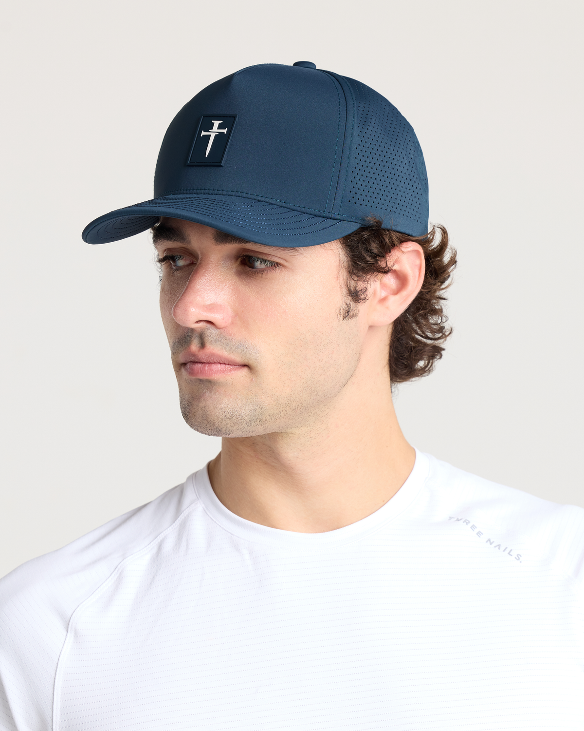 Perforated Hat - Midnight Navy
