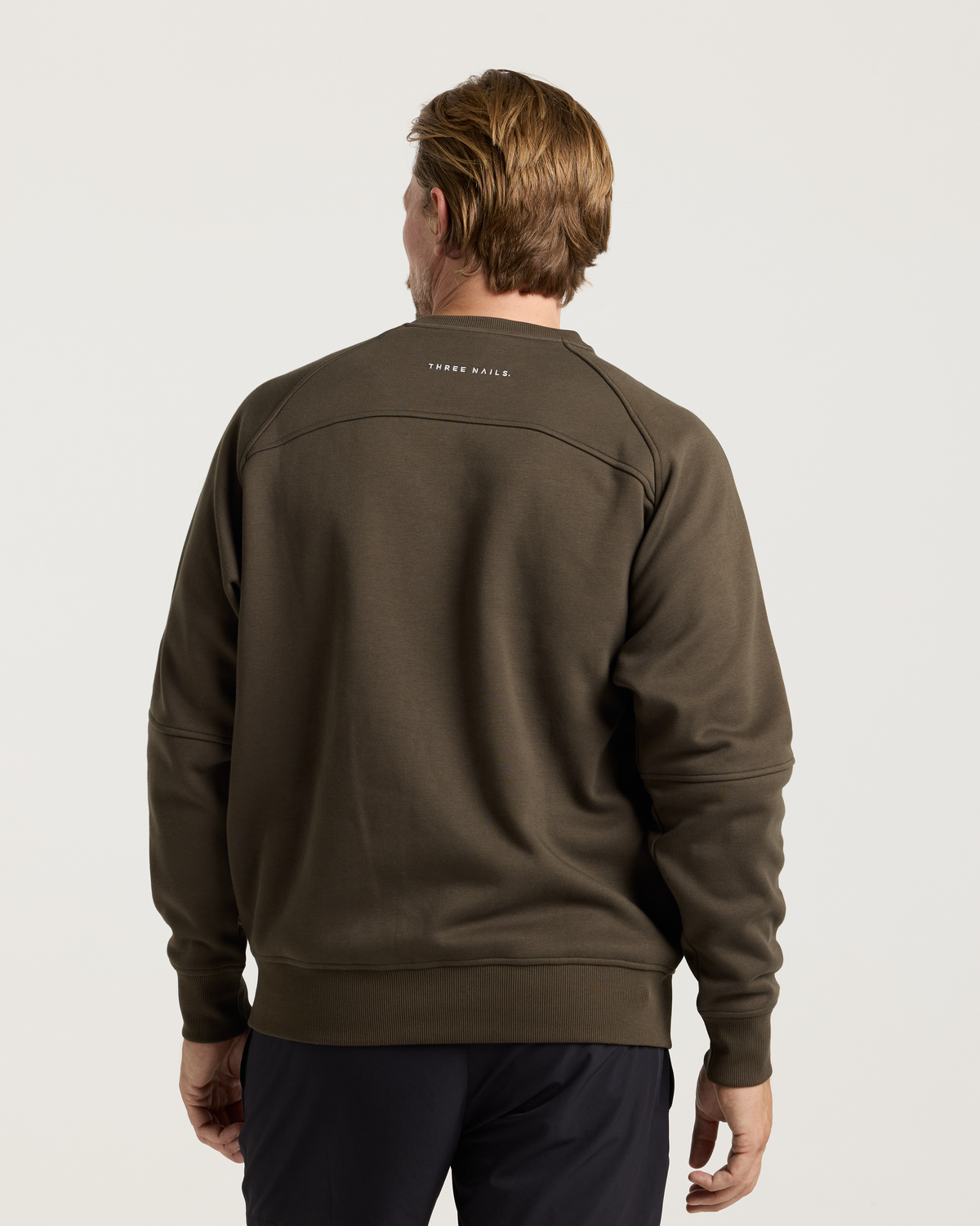 Signature Fleece Crewneck - Burnt Olive