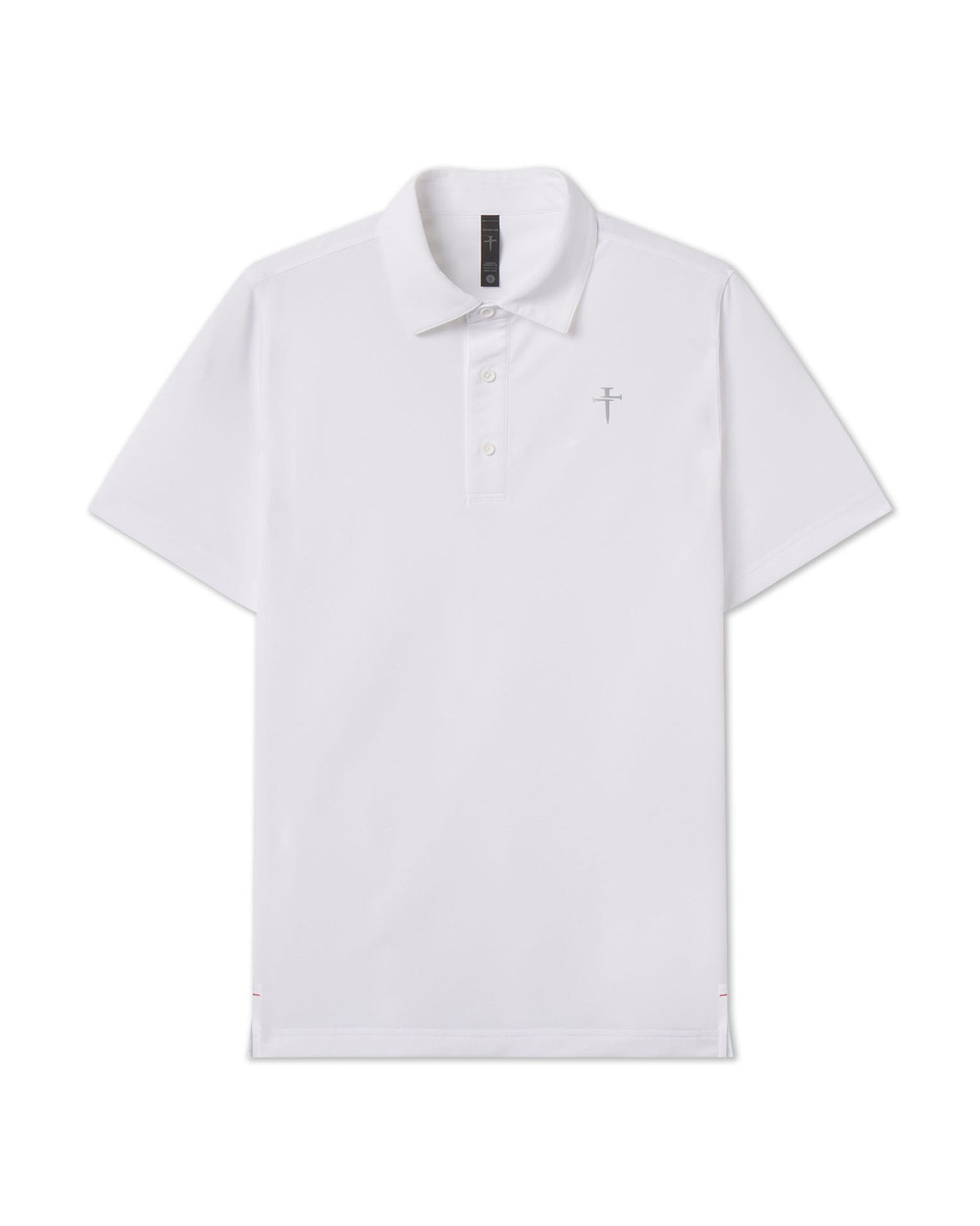 Vented Tech Polo - White