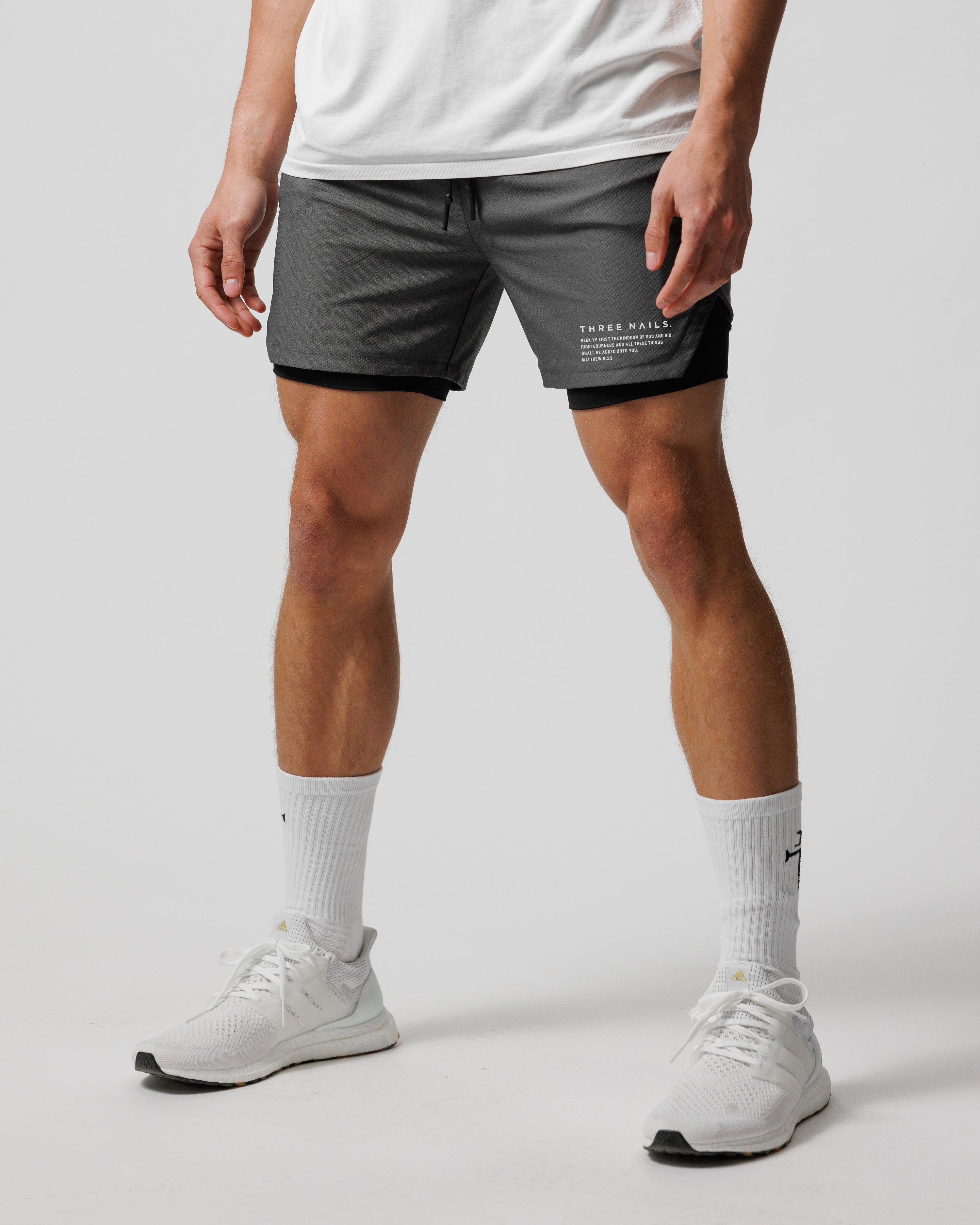 Pro-Tech 2.0 Liner Short "Mission" - Space Grey