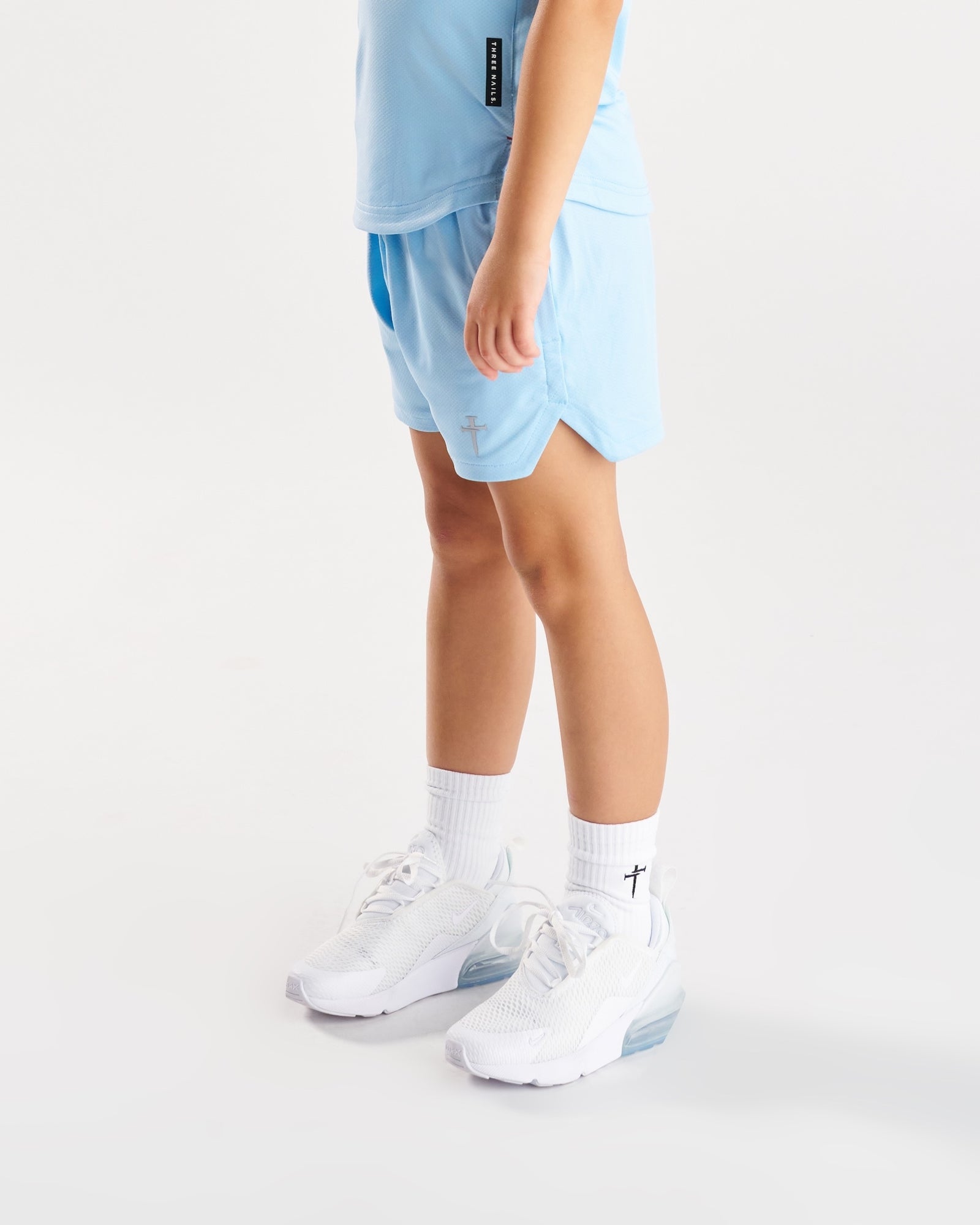 Youth Pro-Tech 2.0 Linerless Short - Sky Blue