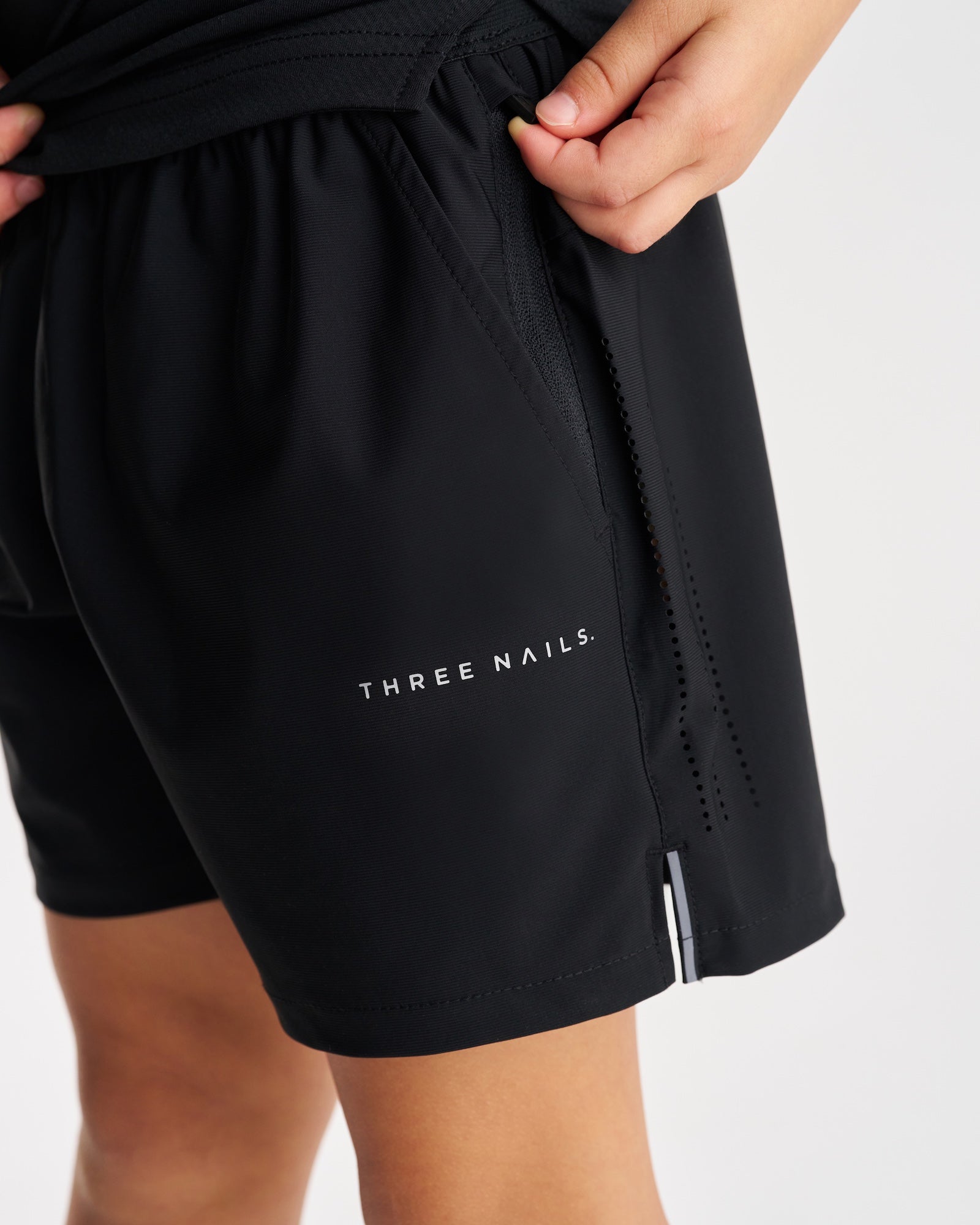 Youth Vapor-Lite™ Hybrid Short - Black