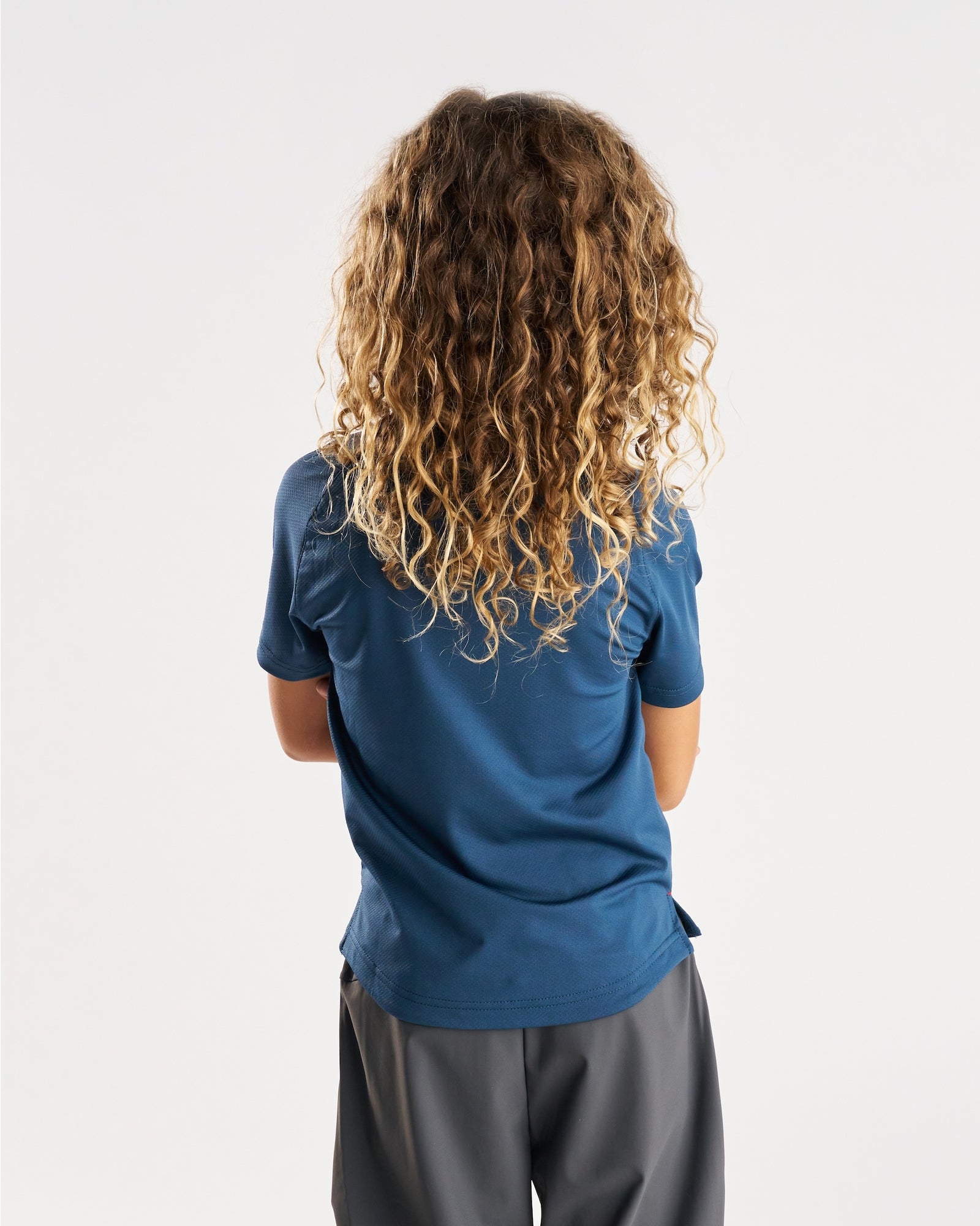 Youth Pro-Tech Tee "Cross" - Midnight Navy