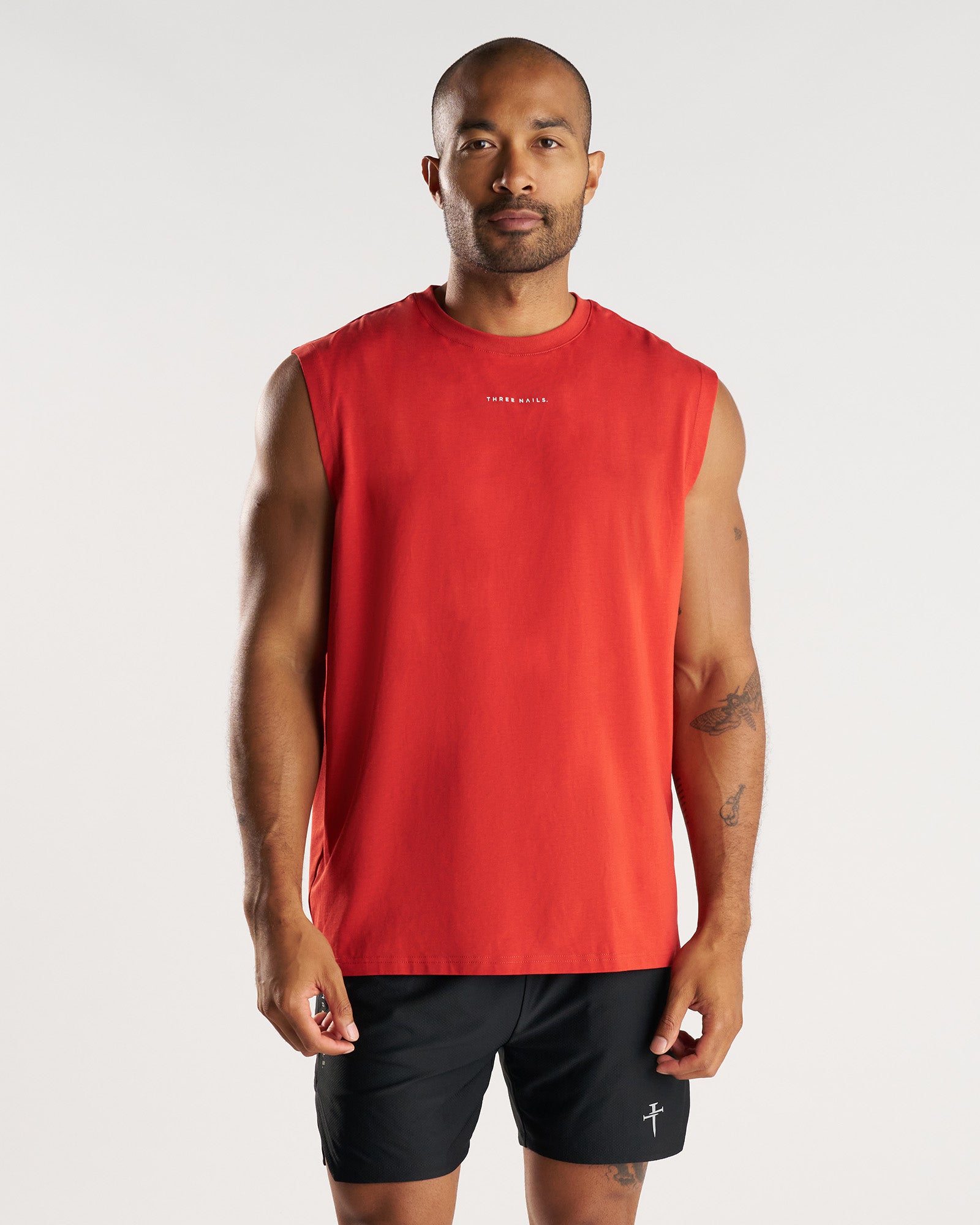 Core Oversized Muscle Tank - Red Rock