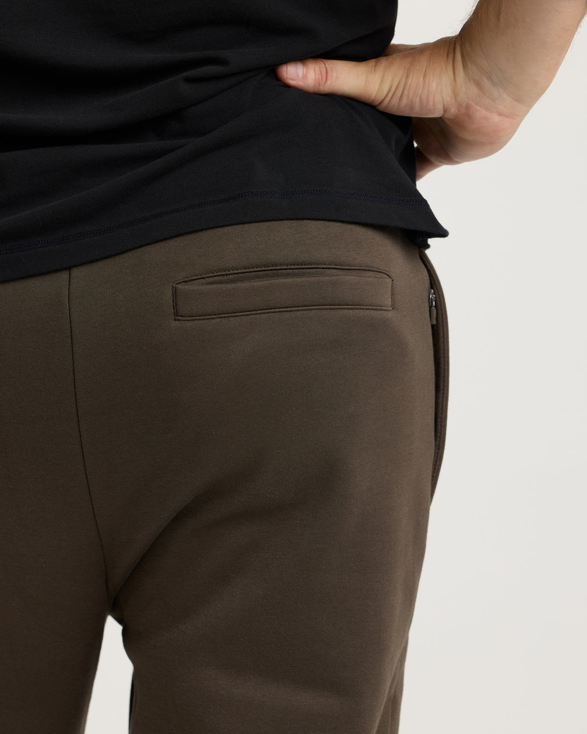 Signature Fleece Straight Leg Sweats - Burnt Olive