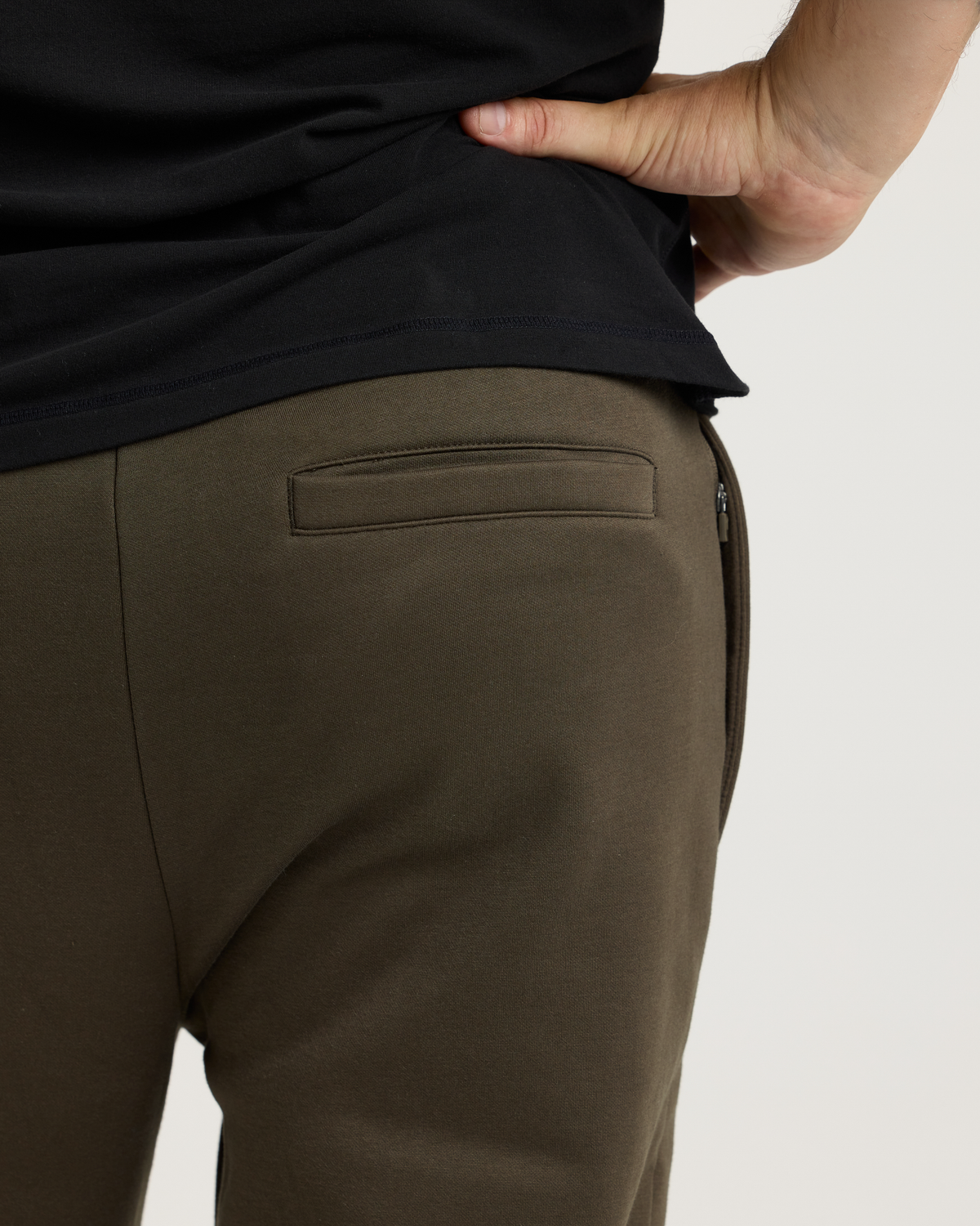 Signature Fleece Straight Leg Sweats - Burnt Olive