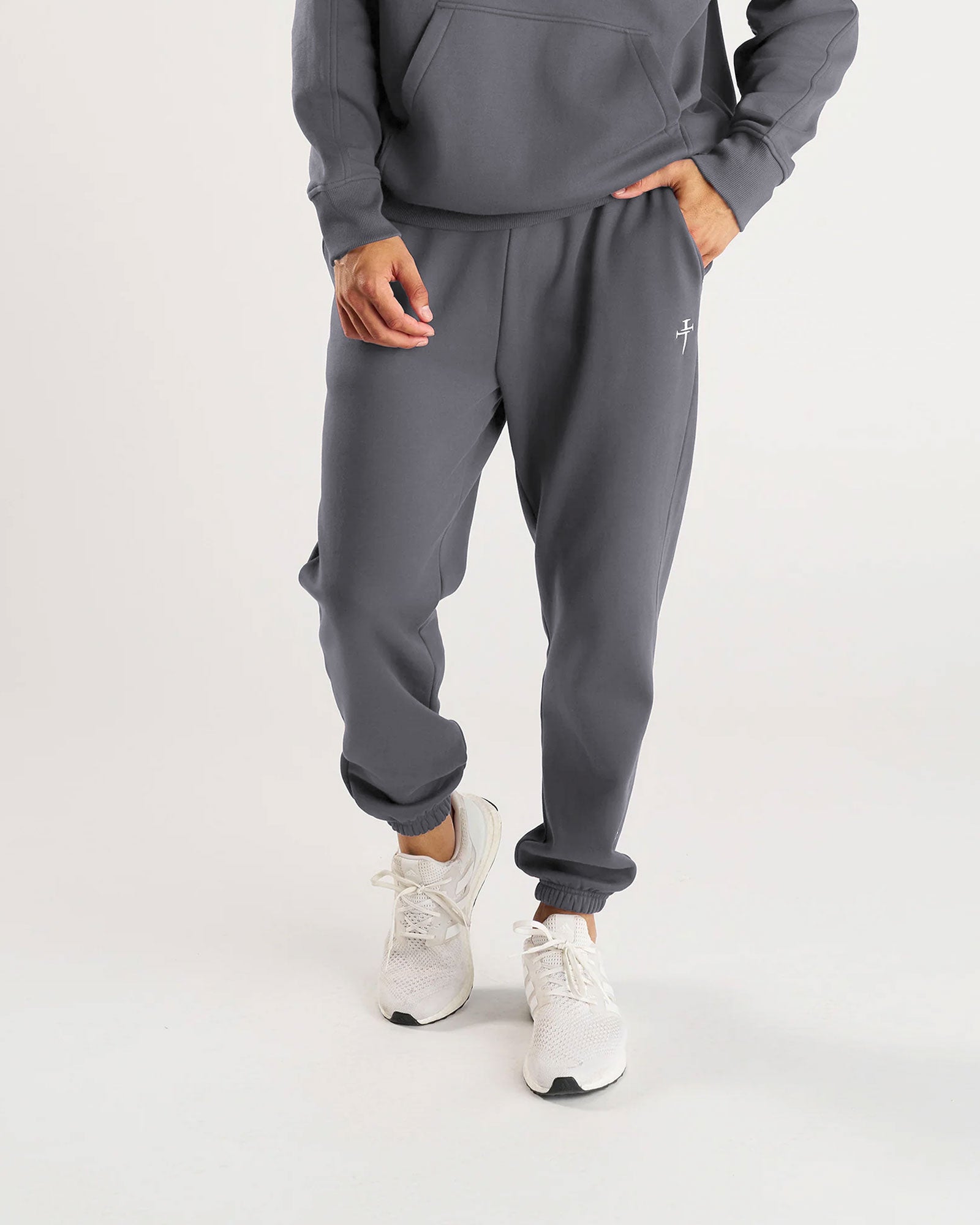 Signature Fleece Sweatpants - Space Grey