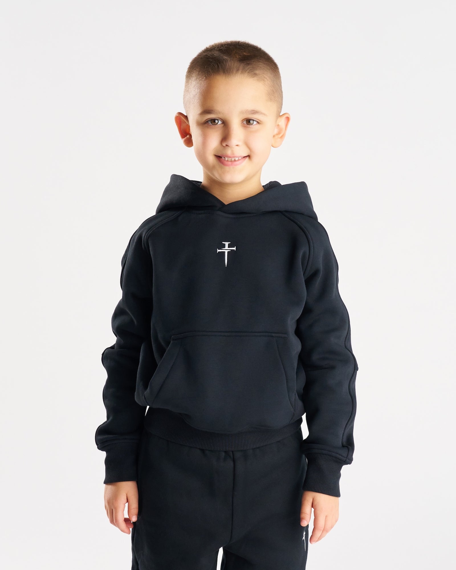 Youth Signature Fleece Hoodie - Black