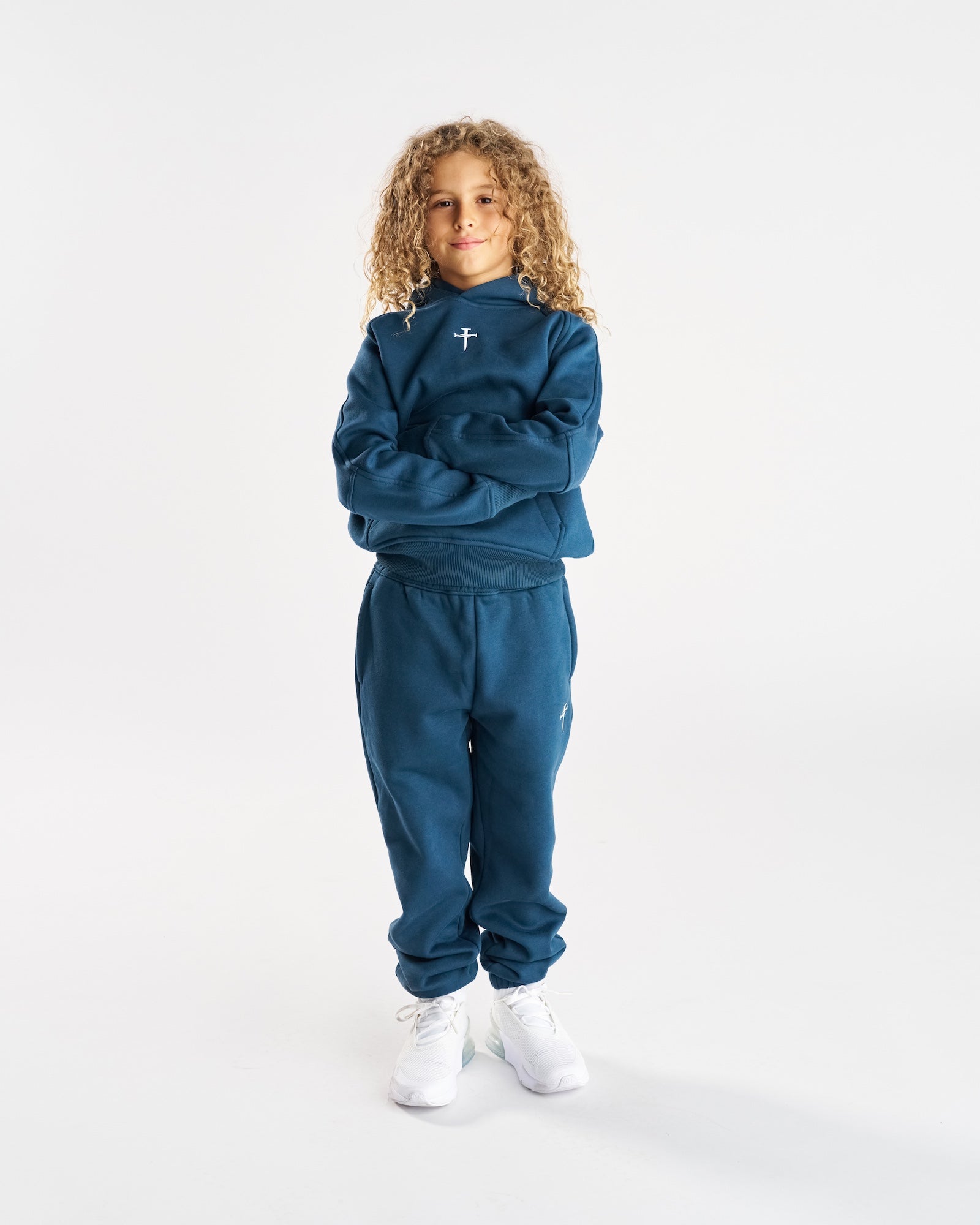 Youth Signature Fleece Sweatpants - Midnight Navy