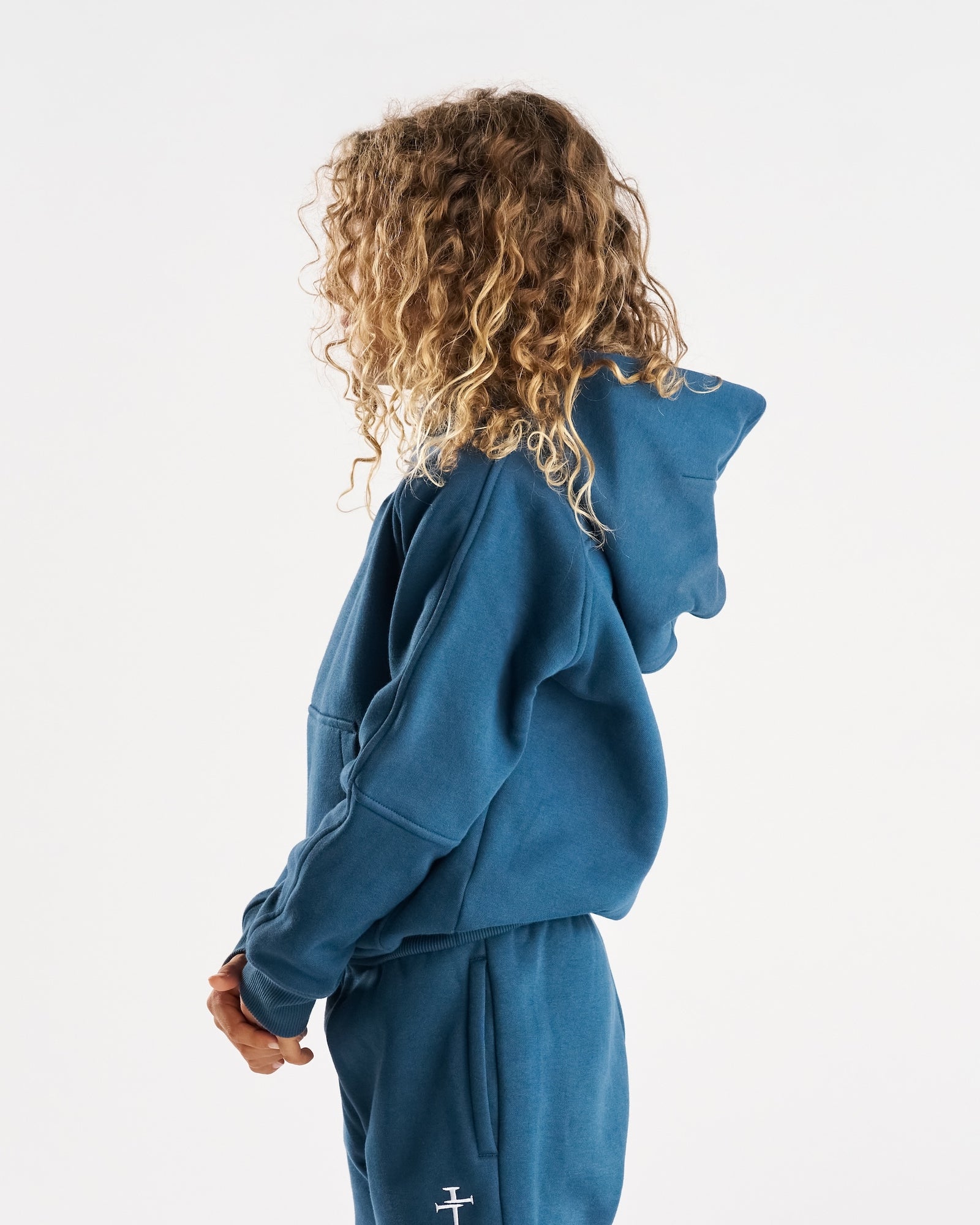 Youth Signature Fleece Hoodie - Midnight Navy