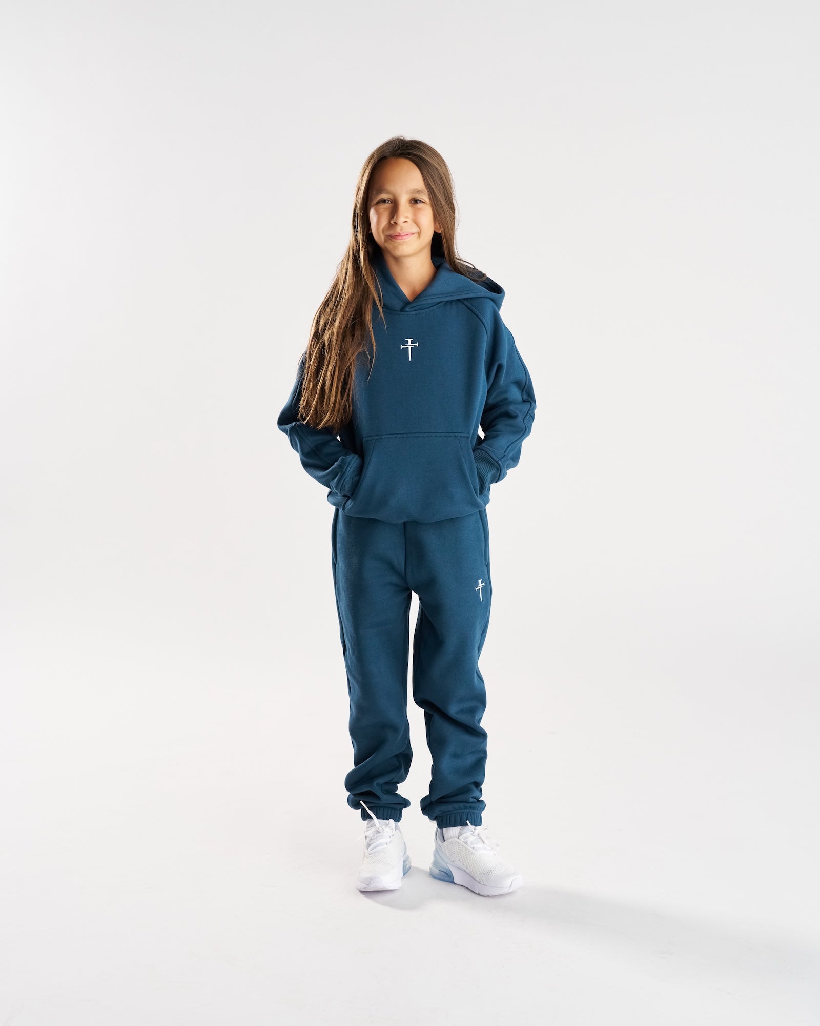 Youth Signature Fleece Sweatpants - Midnight Navy