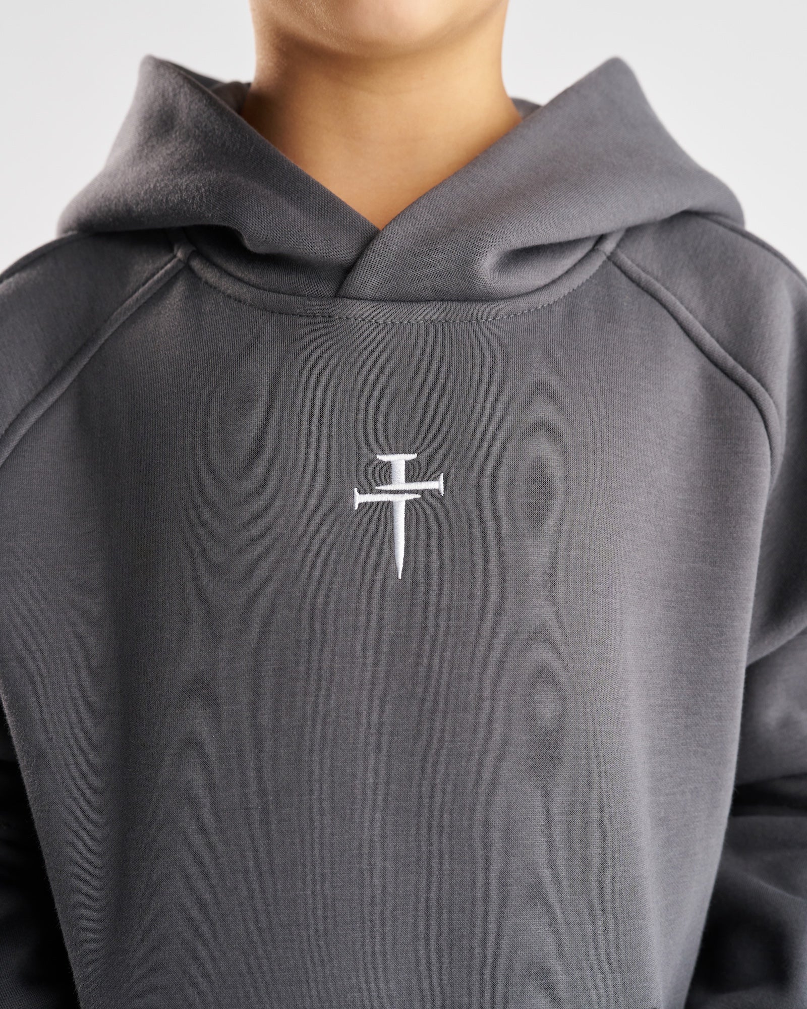 Youth Signature Fleece Hoodie - Space Grey