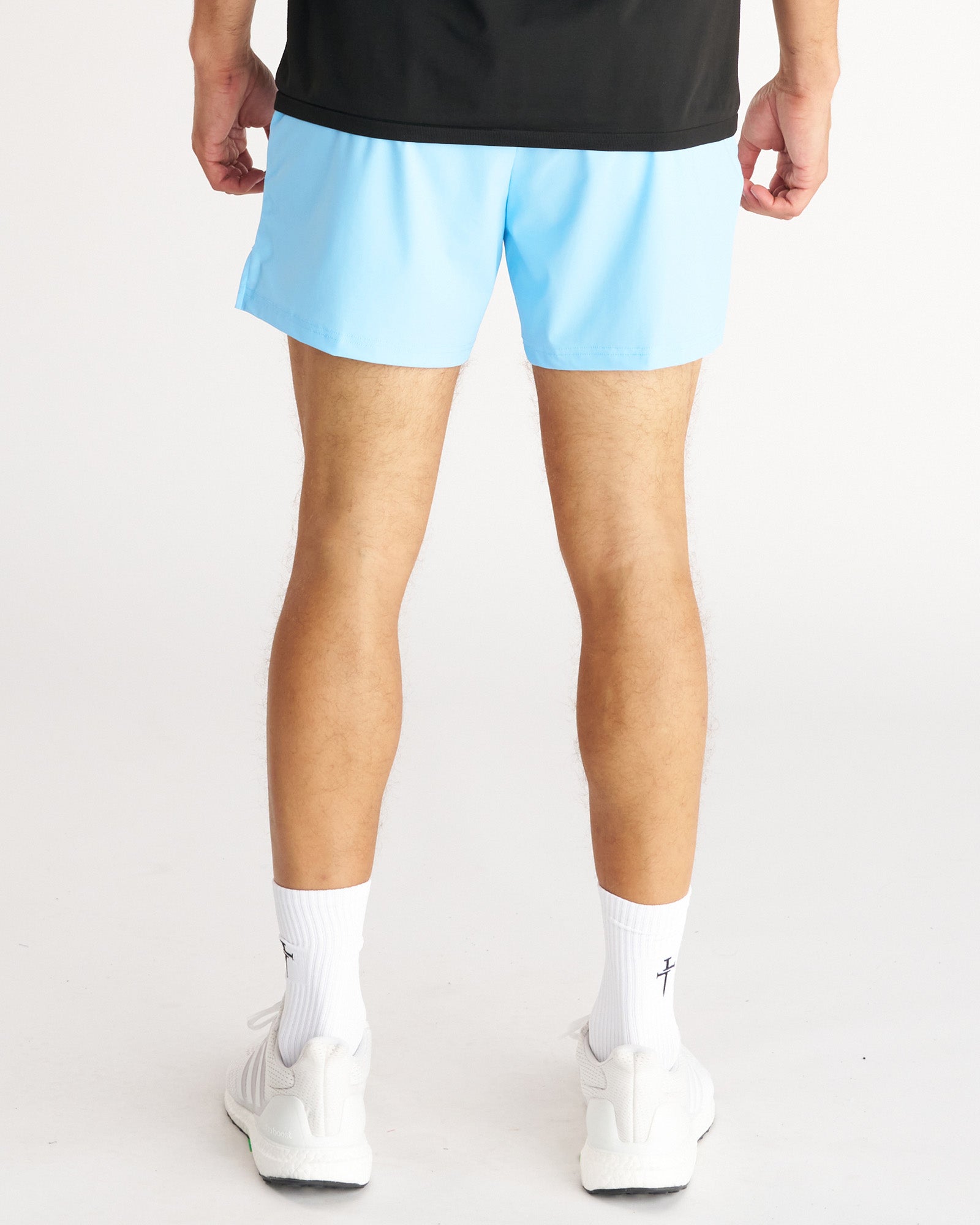 Vapor-Lite™ Liner 5" Short "Cross" - Sky Blue
