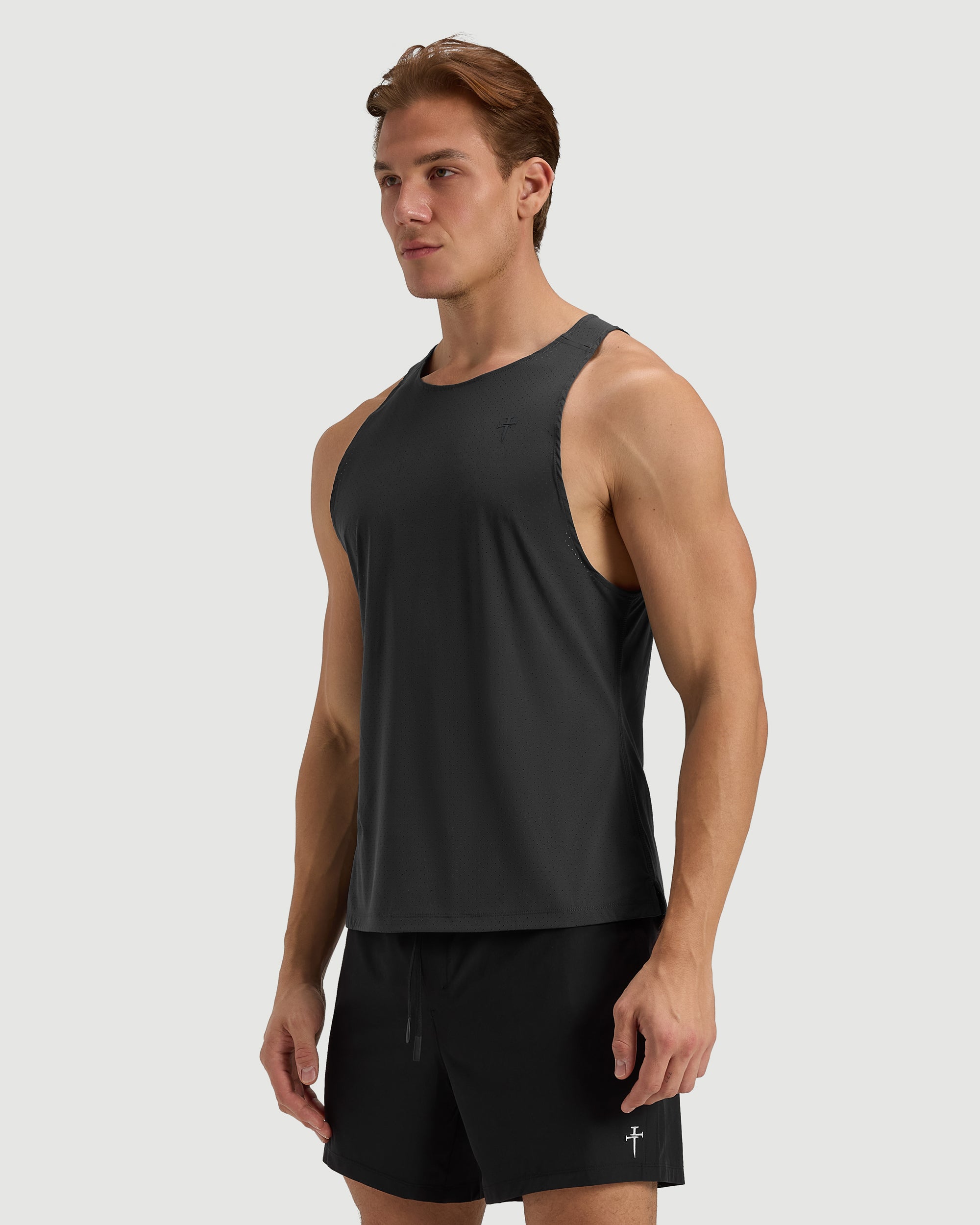 Laser Perforated Tank - Space Grey