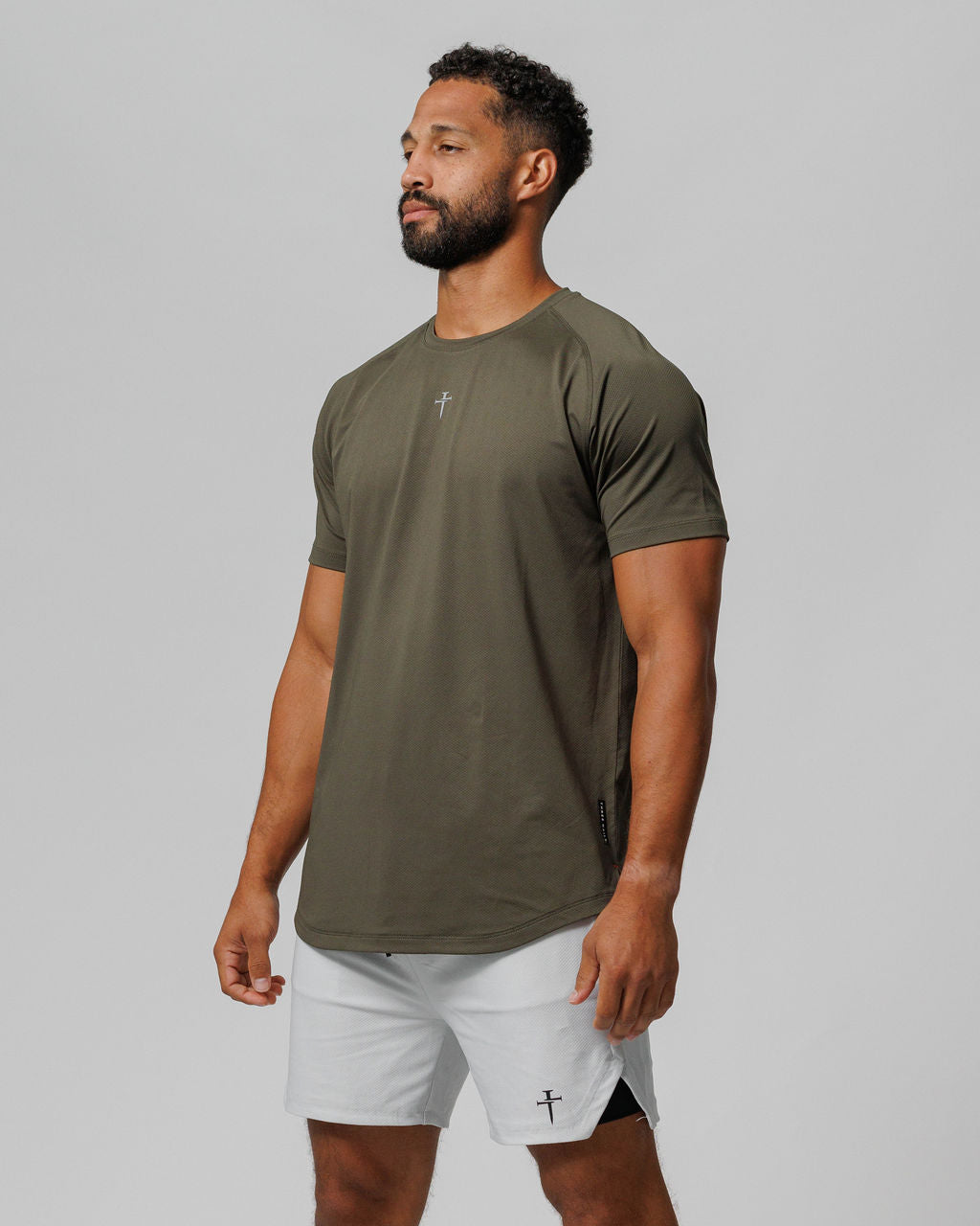 Pro-Tech Tee "Cross" - Dark Pine