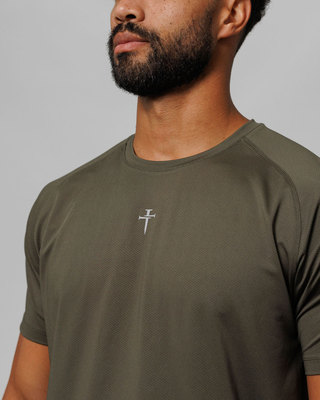 Pro-Tech Tee "Cross" - Dark Pine
