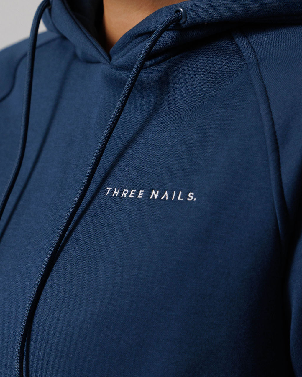 Women's Tech Fleece Hoodie "Three Nails" - Midnight Navy