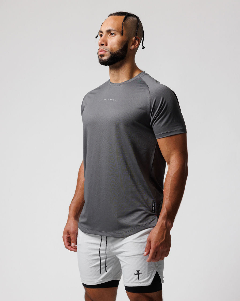 Pro-Tech Tee "Three Nails" - Space Grey