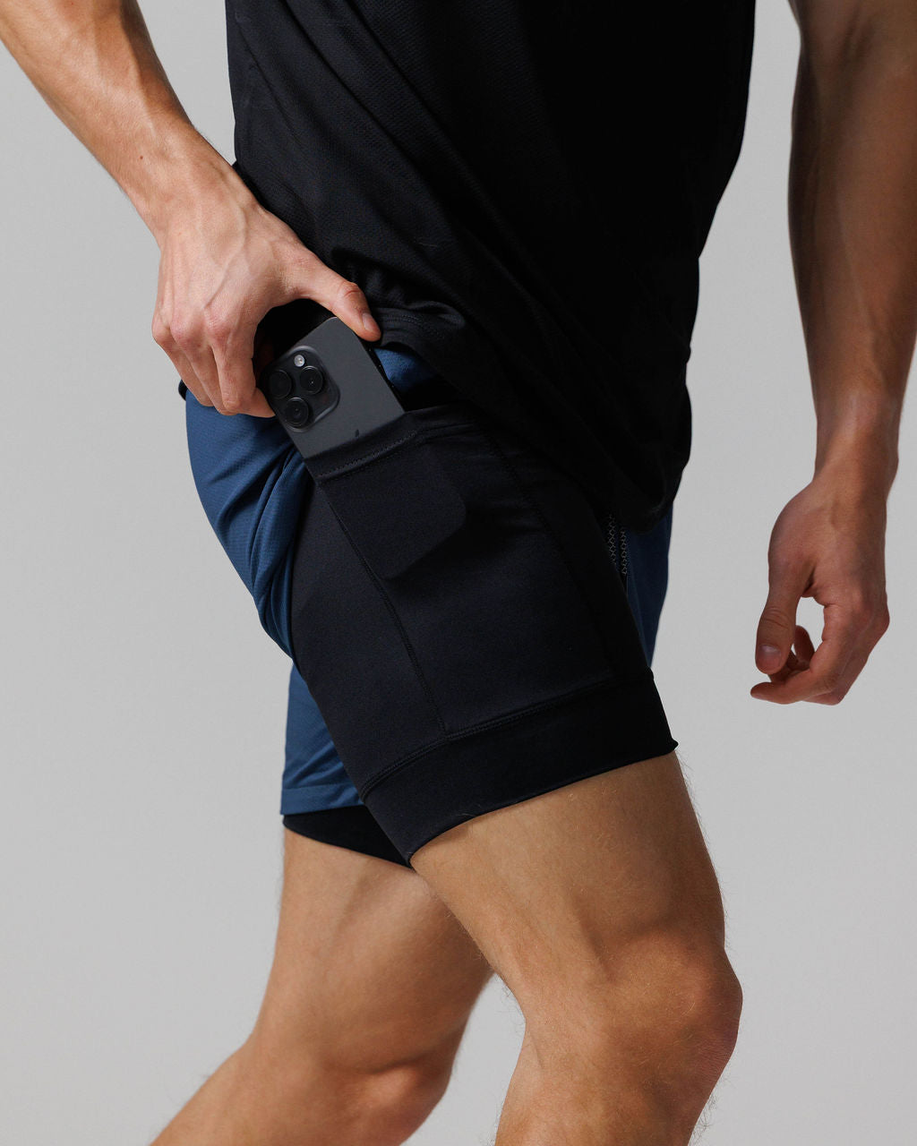 Pro-Tech 2.0 Liner Short "Mission" - Midnight Navy