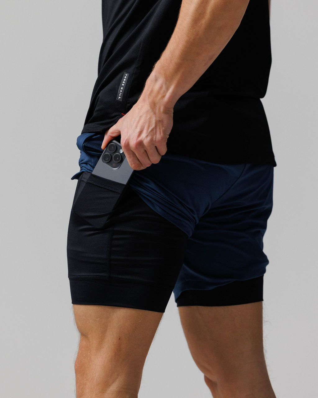 Pro-Tech 2.0 Liner Short "Mission" - Midnight Navy