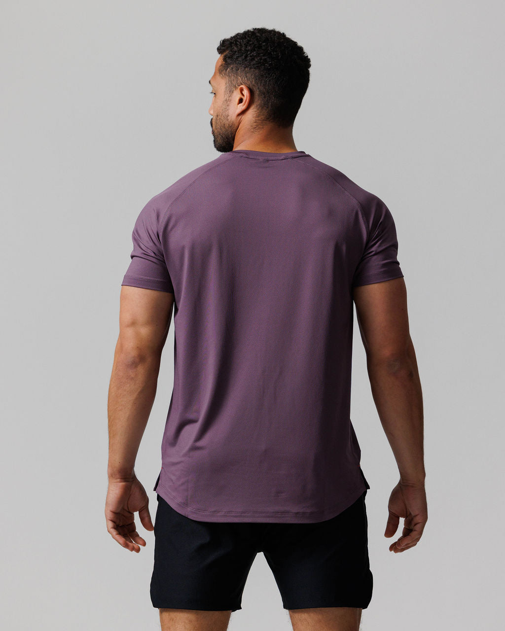 Pro-Tech Tee "Cross" - Black Plum