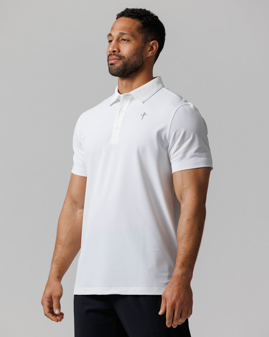 Vented Tech Polo - White