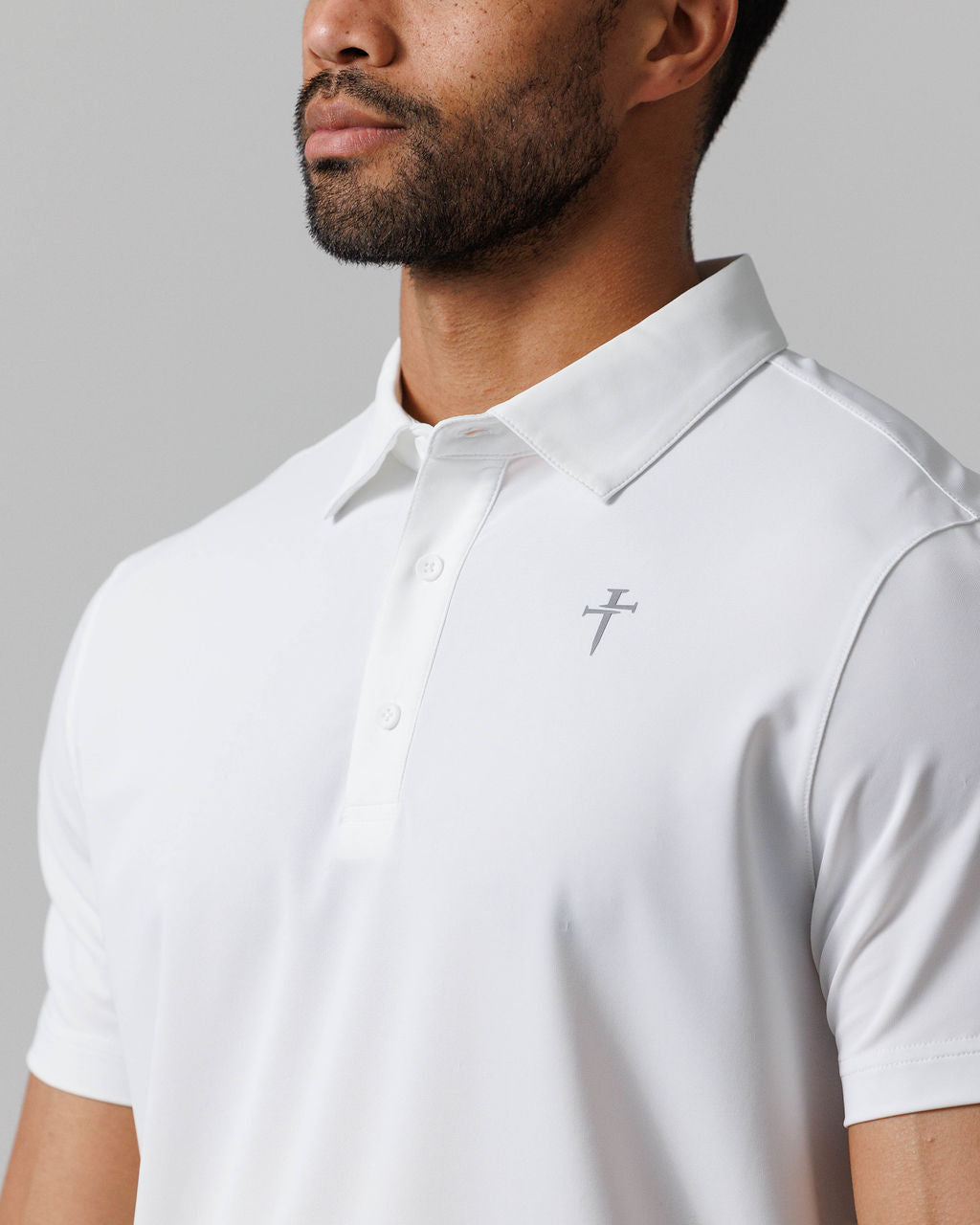 Vented Tech Polo - White