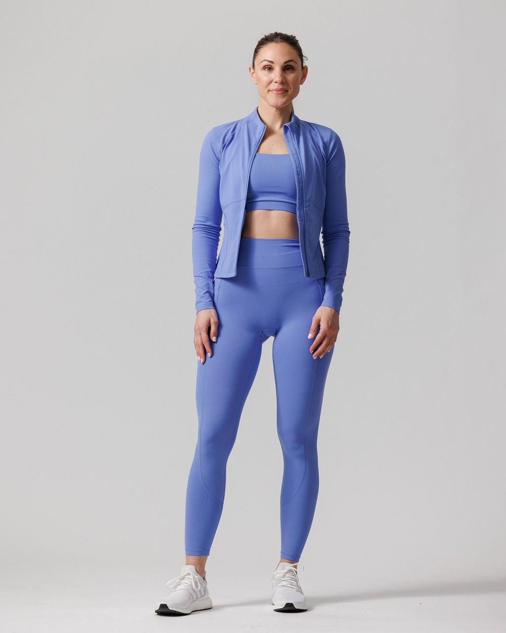 Nova Full-Zip Fitted Jacket - Serene Blue