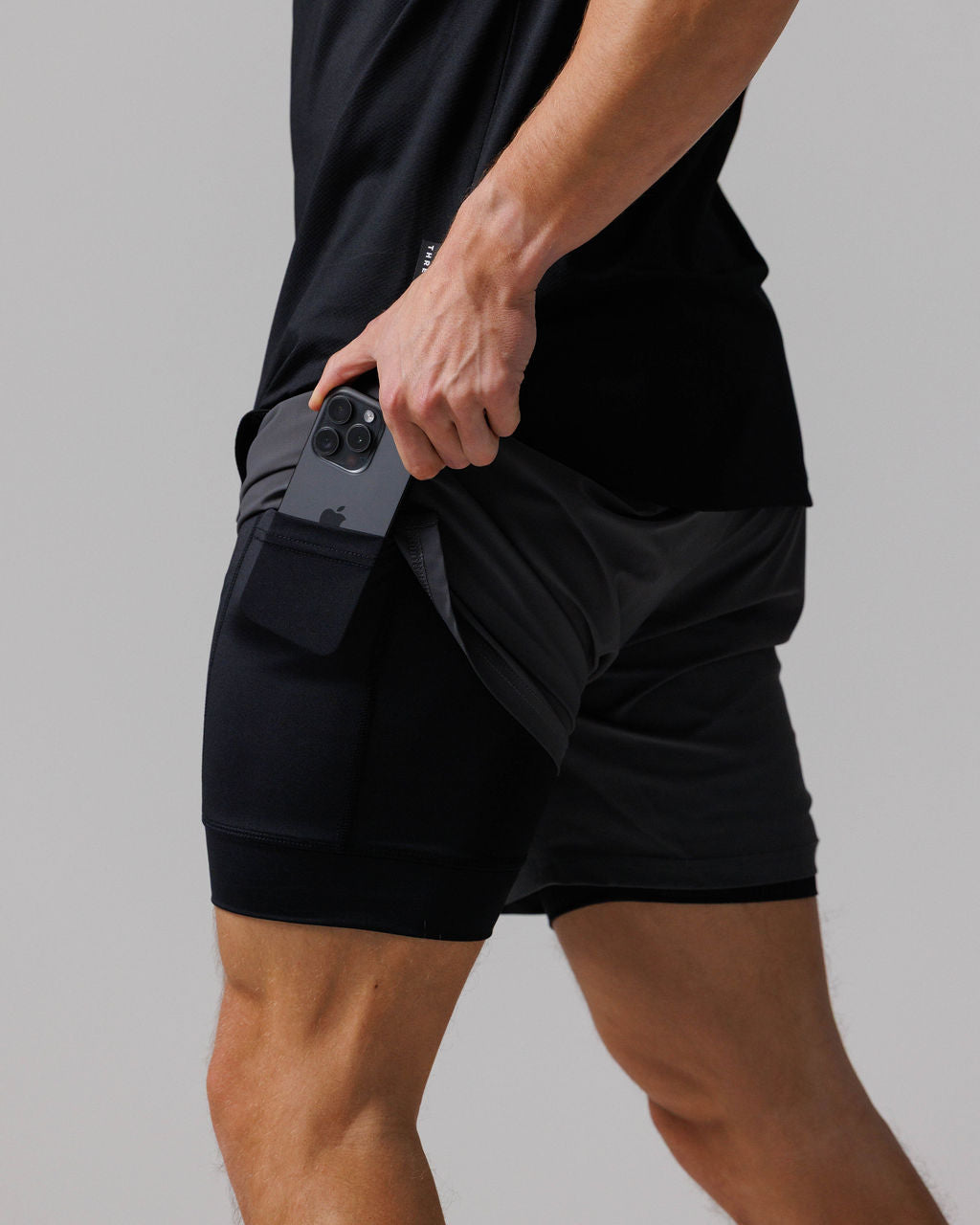 Vapor-Lite™ Liner Short "Three Nails" - Space Grey